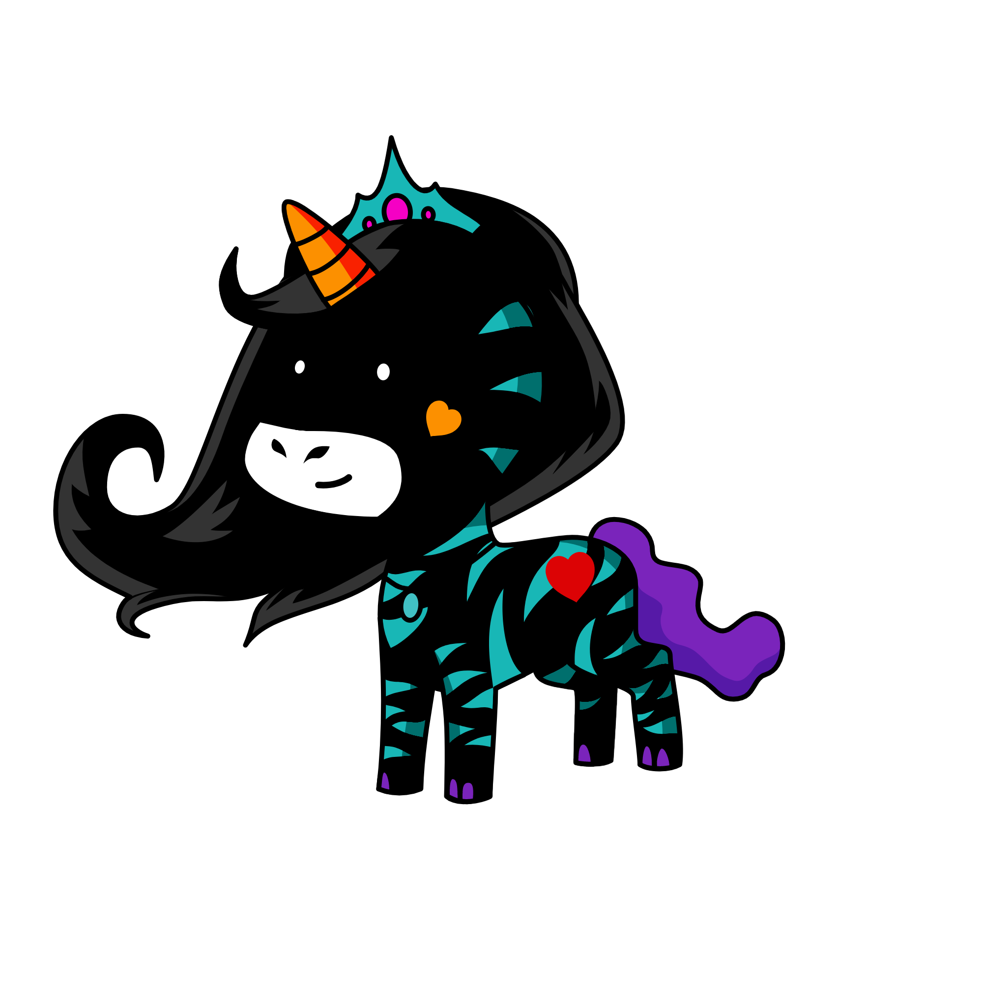  Dont me is a betiful Cat Zebra demonics Of zombie tsunami apk Melik, the unicorn