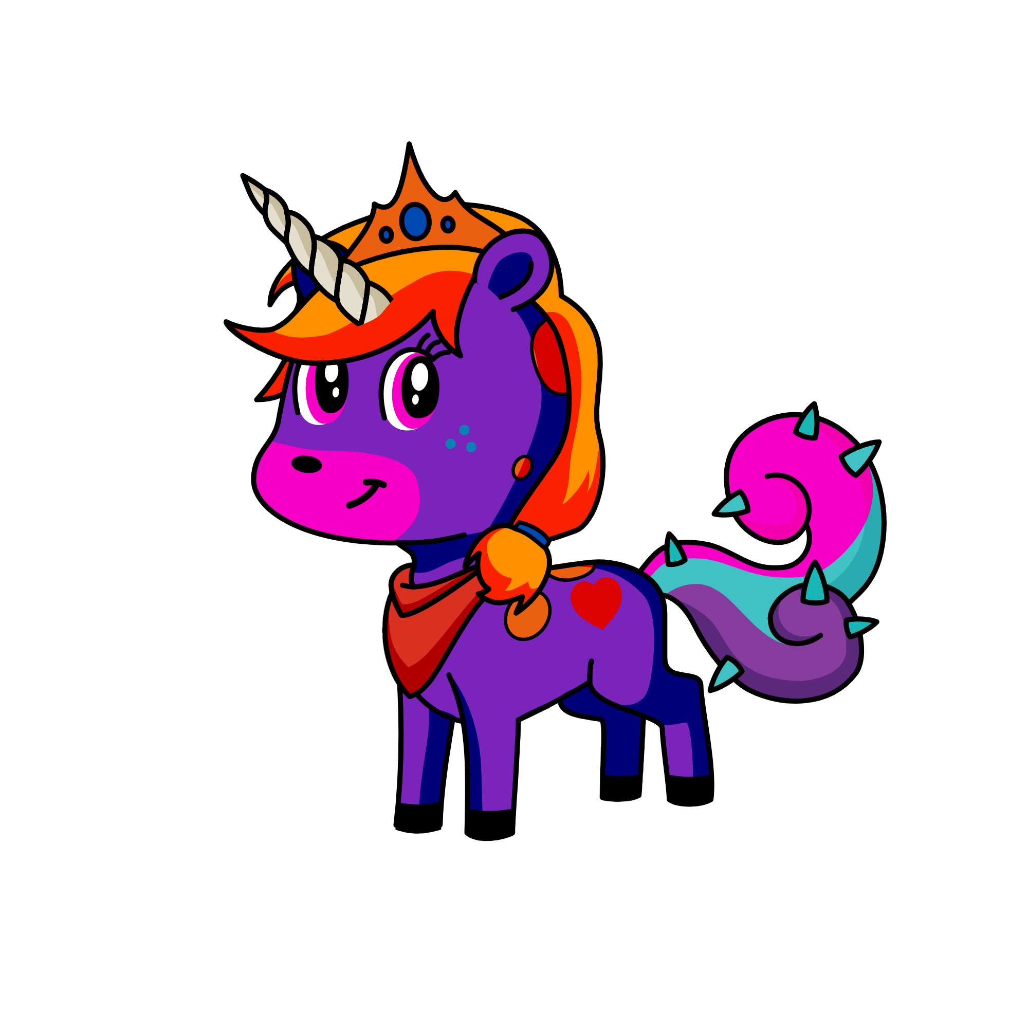 Flowerheart, the unicorn