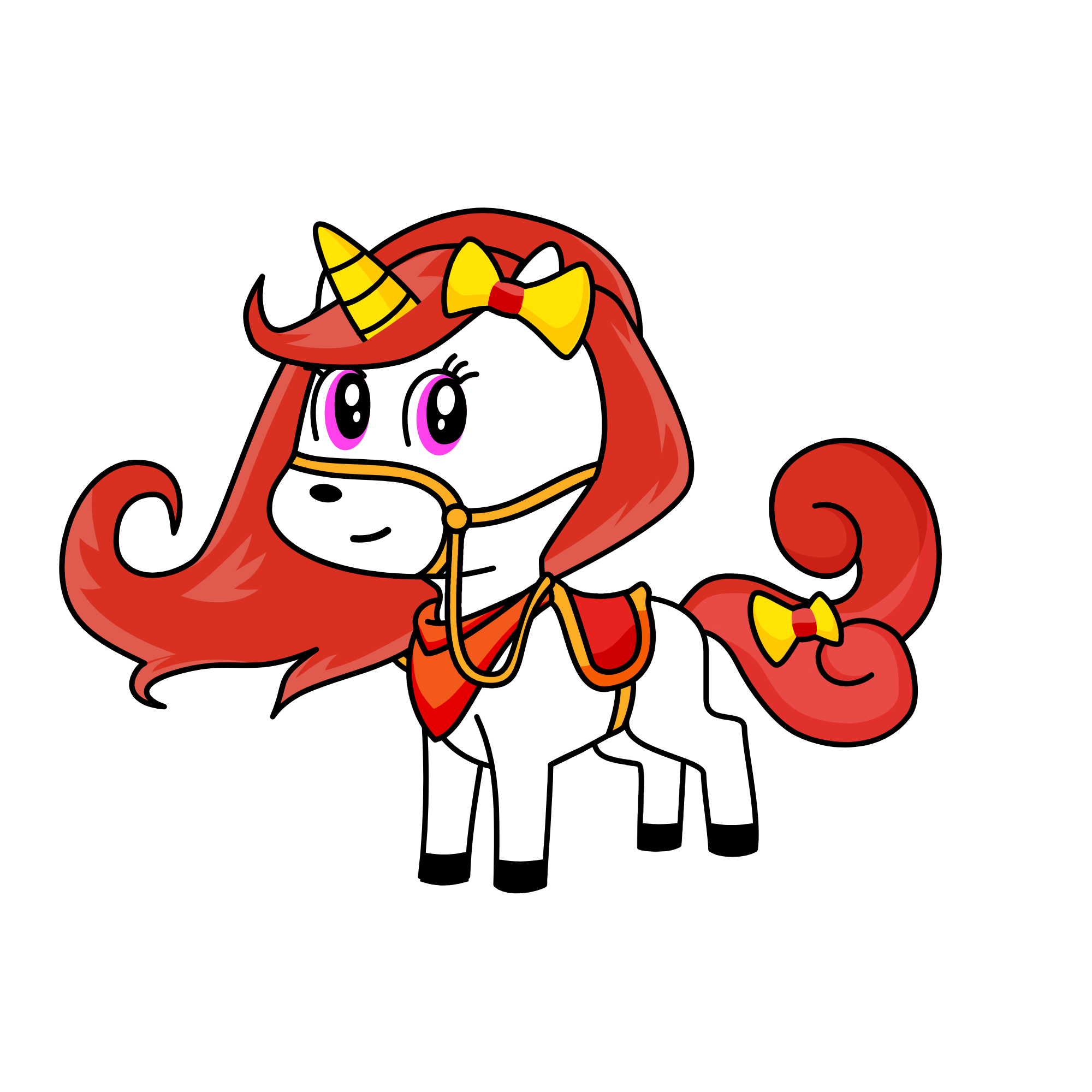Reddinghood, the unicorn