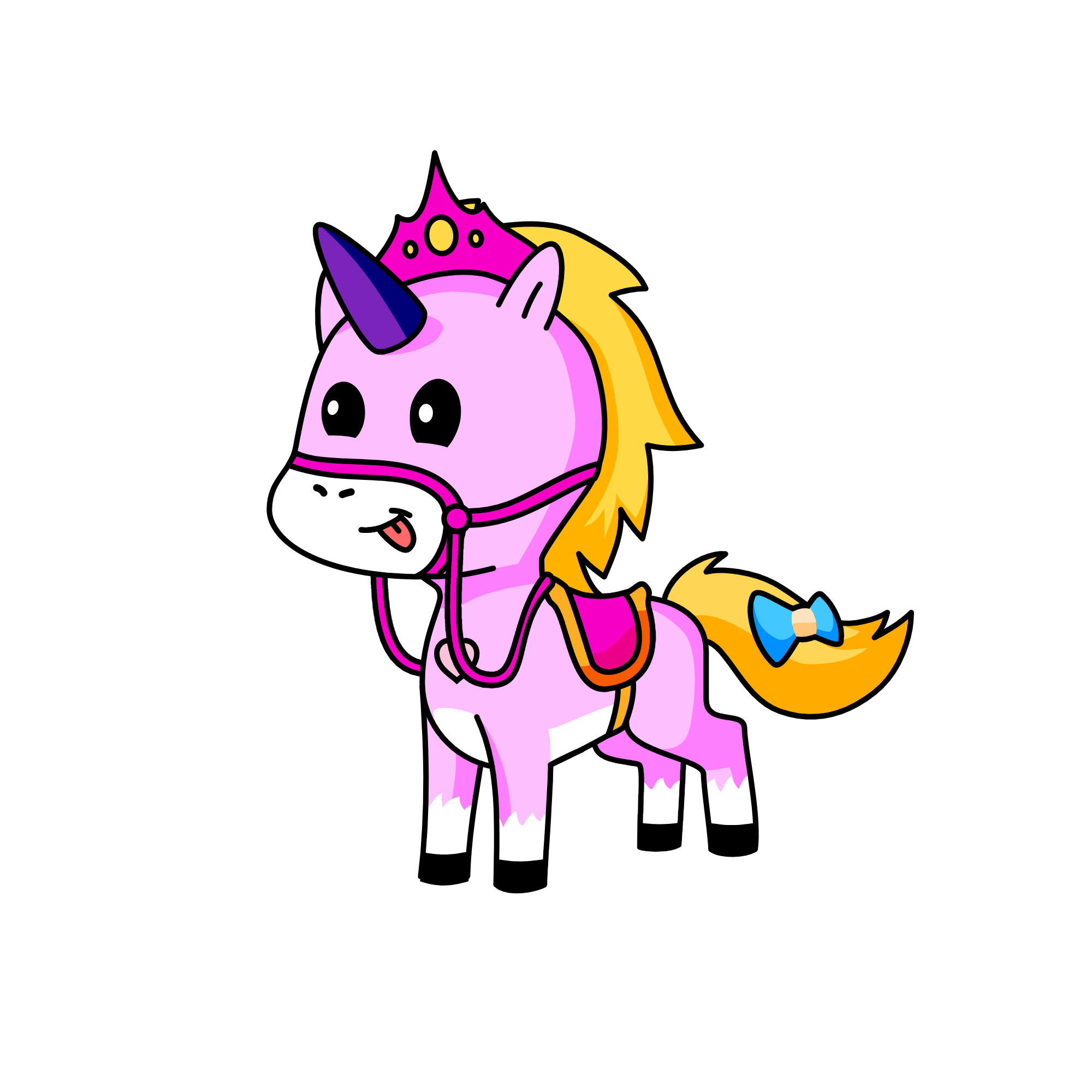 Pinky, the unicorn