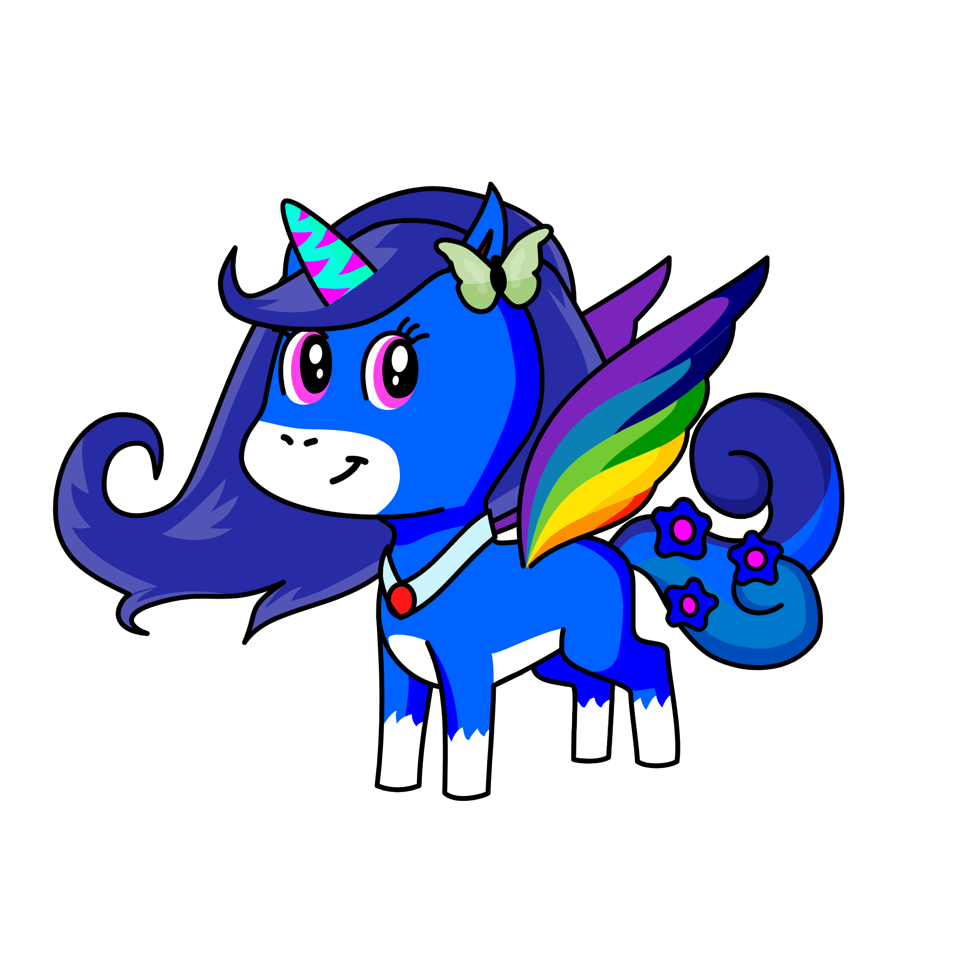 So beautiful, the unicorn