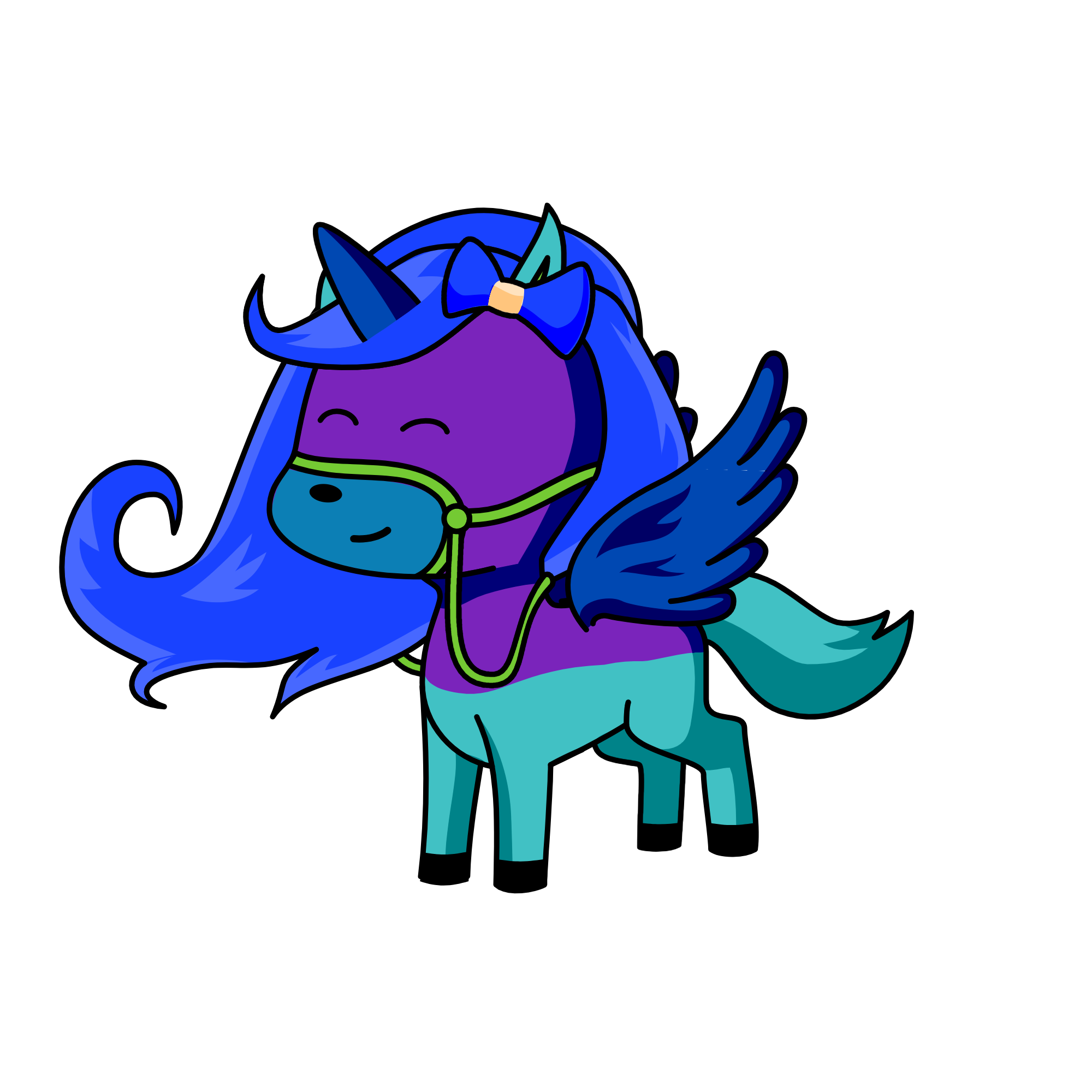 Moonlight, the unicorn