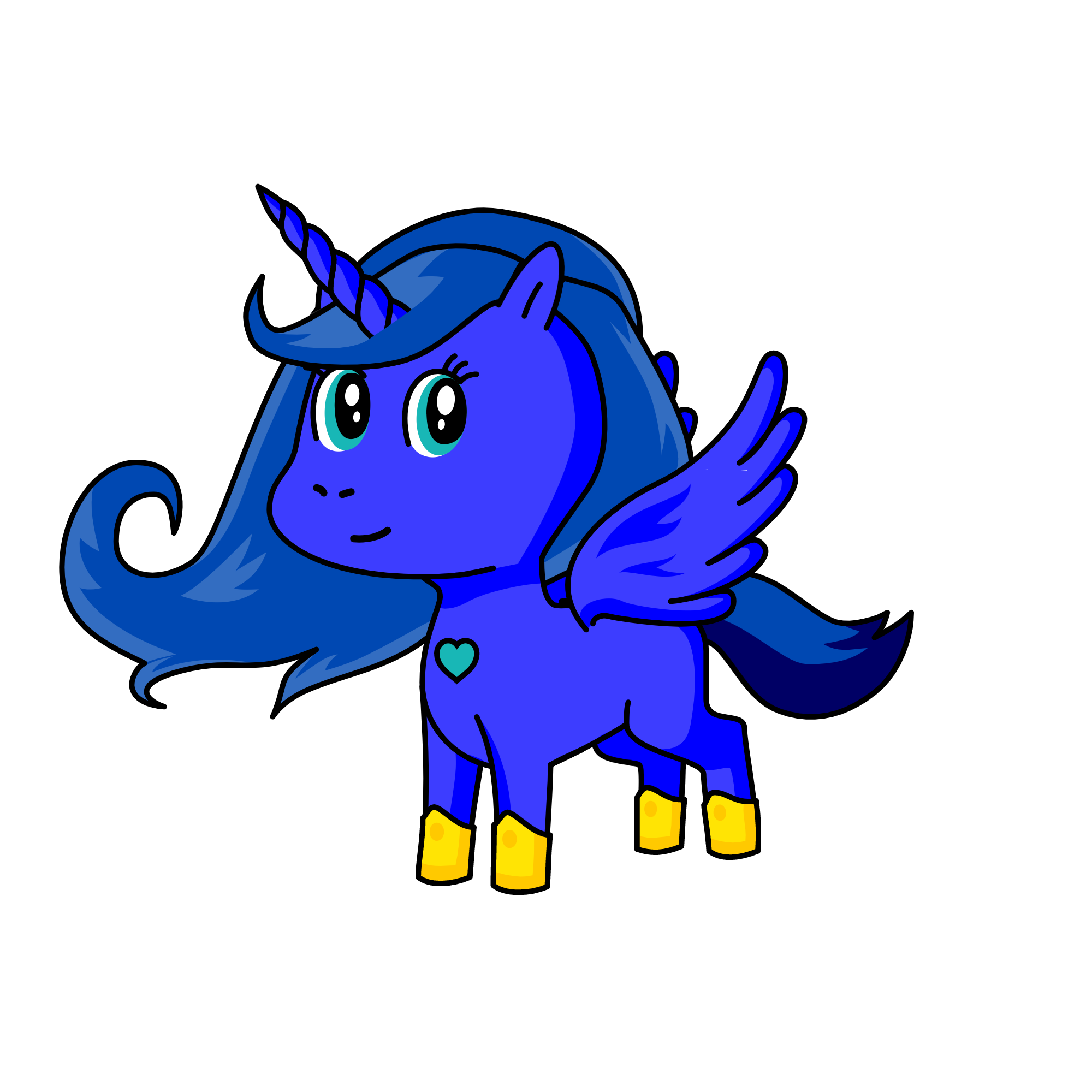 Princess Luna, the unicorn