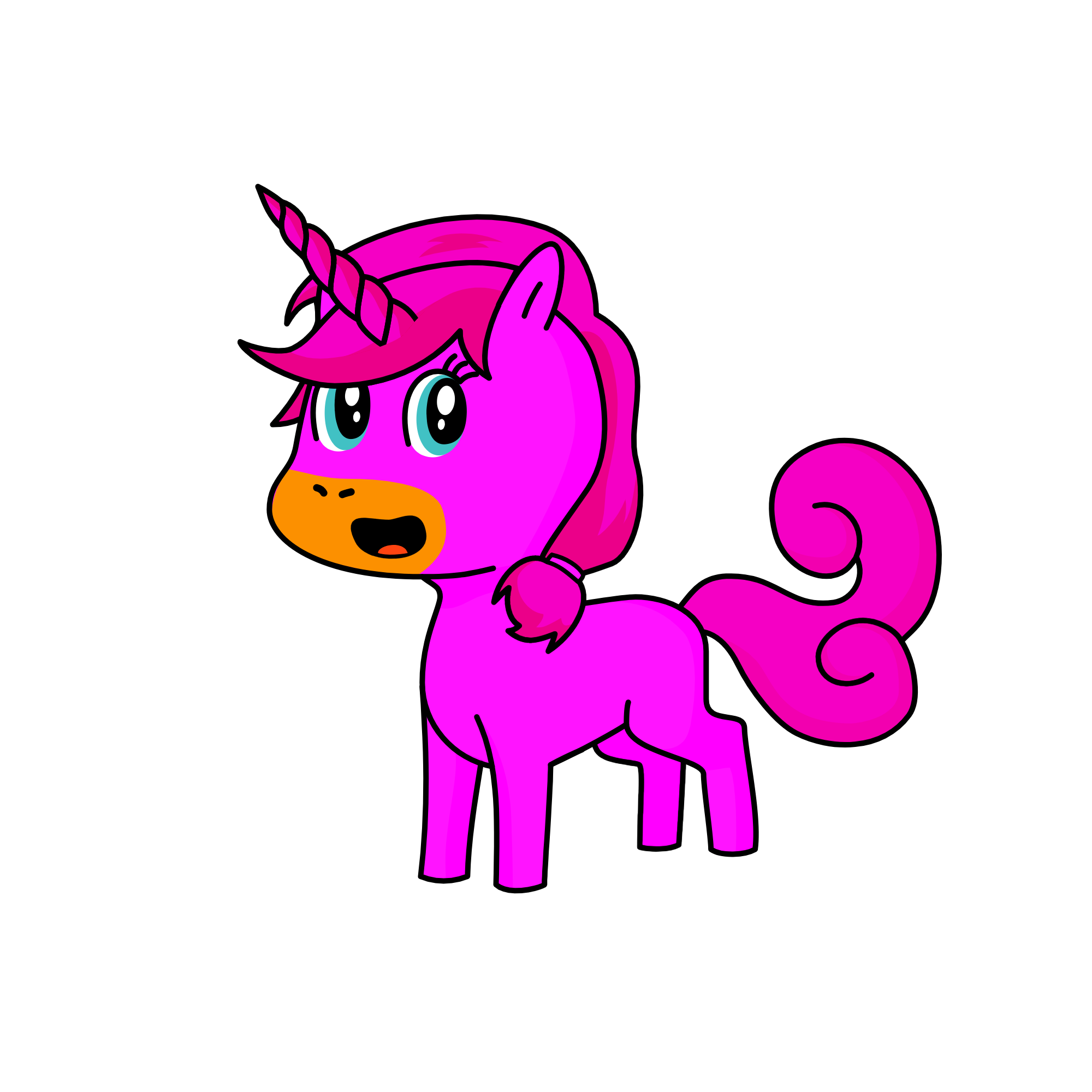 Pinkie pie, the unicorn