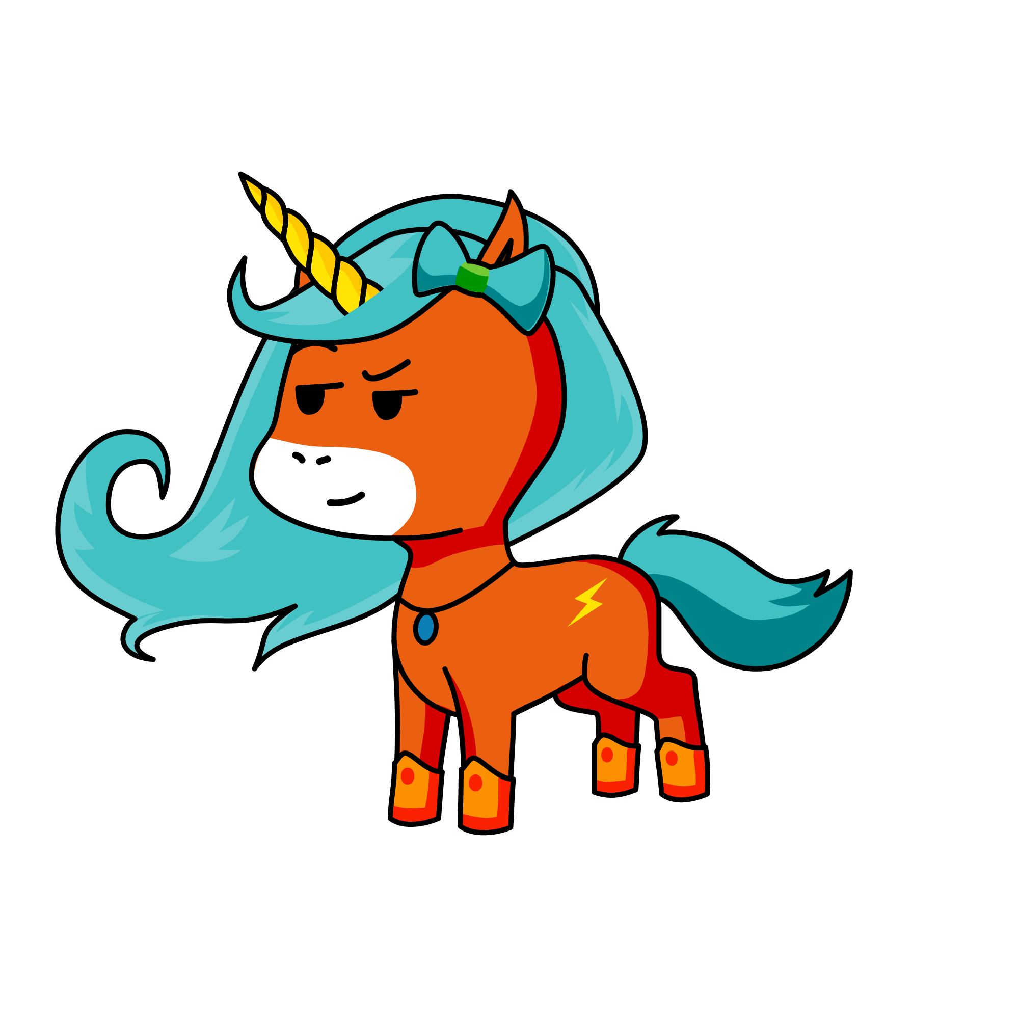 Ariel, the unicorn