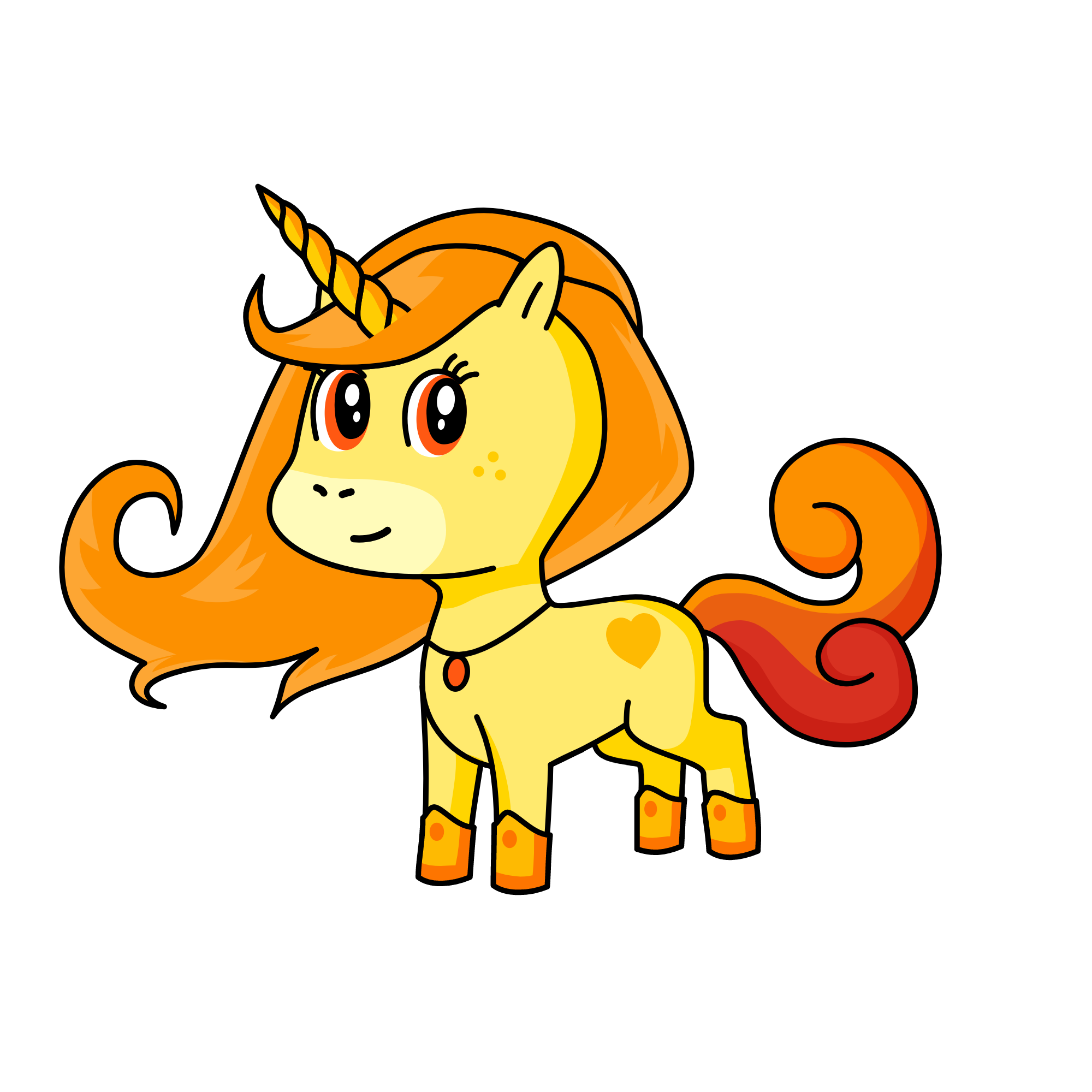 Brighty, the unicorn