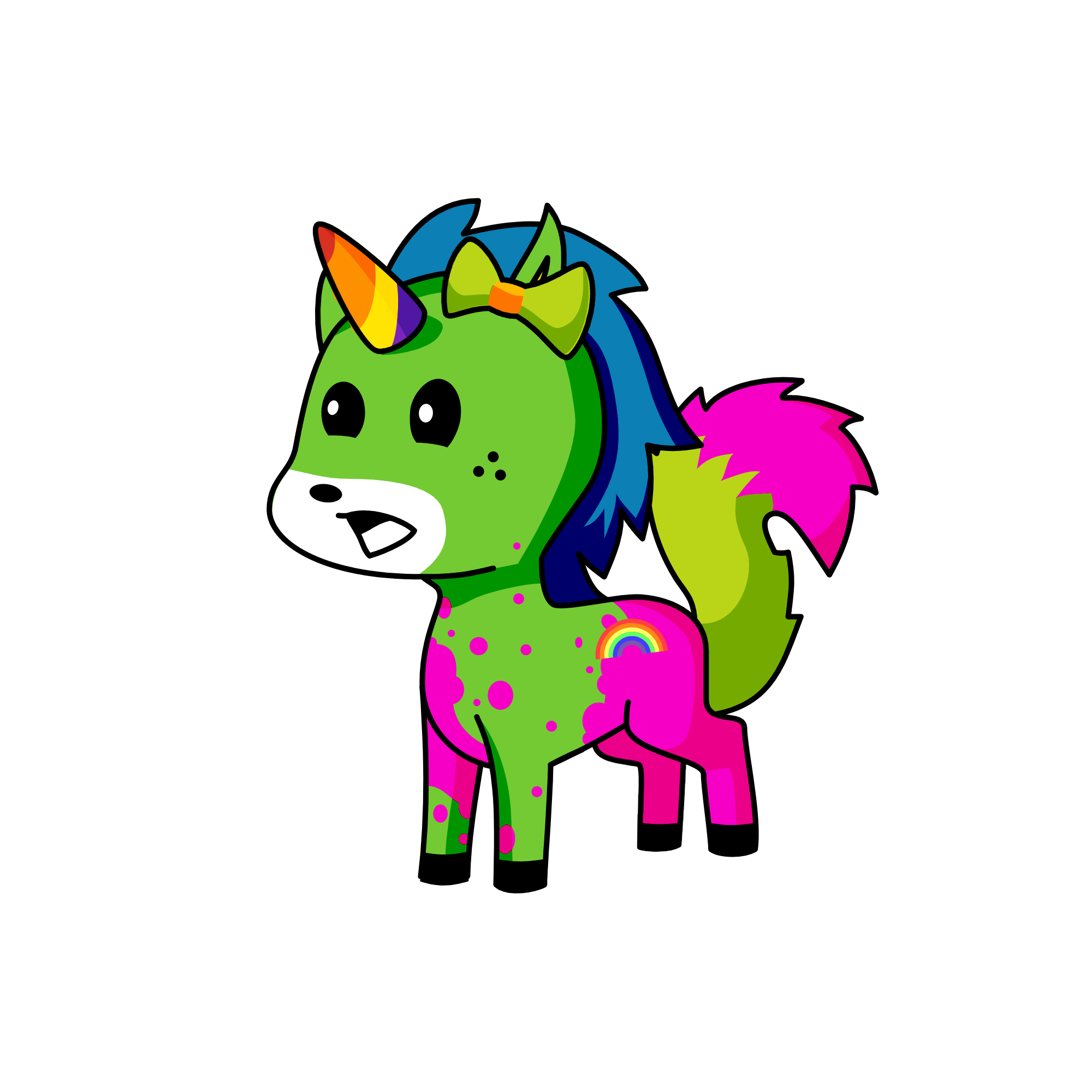 f, the unicorn