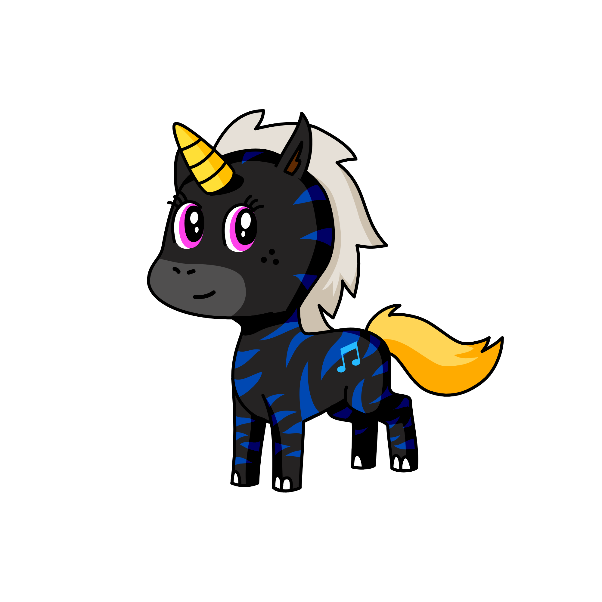 Rocker, the unicorn