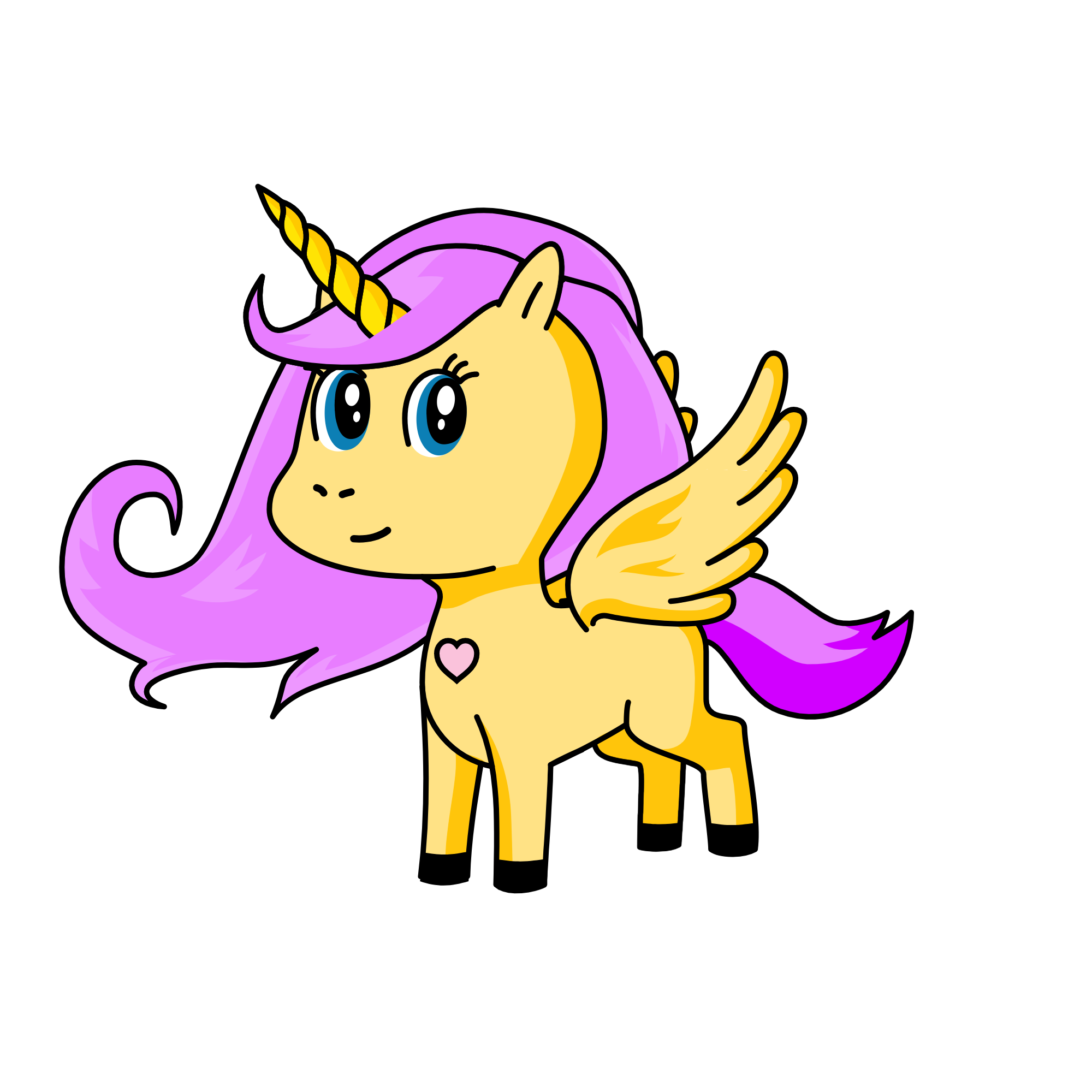 Fluttershy, the unicorn