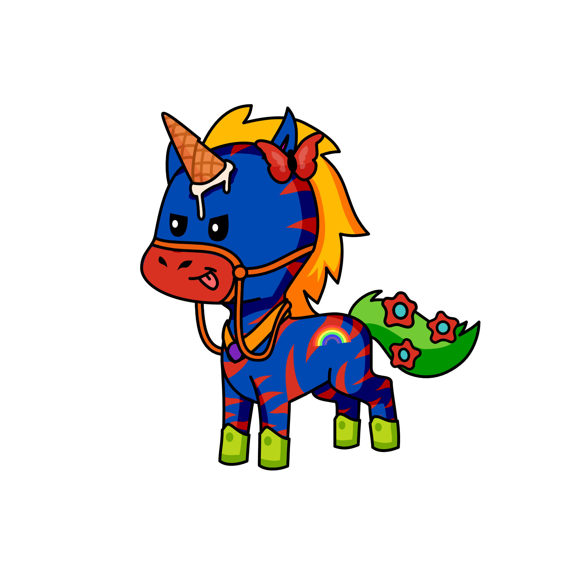 I WILL CHEW UP UR SHOES, the unicorn