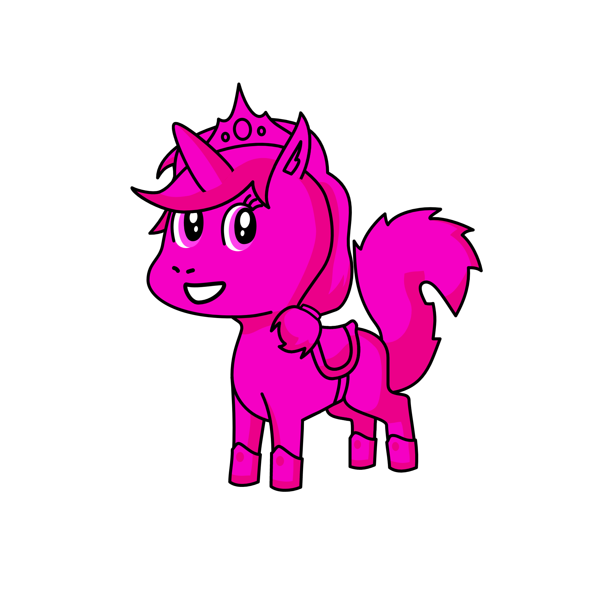 pink, the unicorn