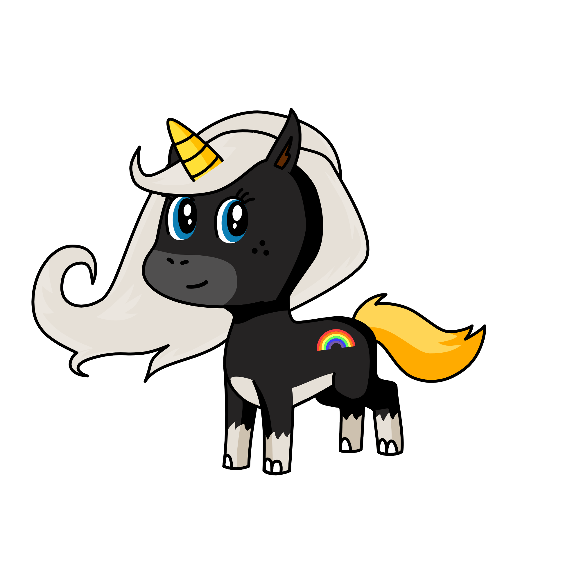 Pola, the unicorn