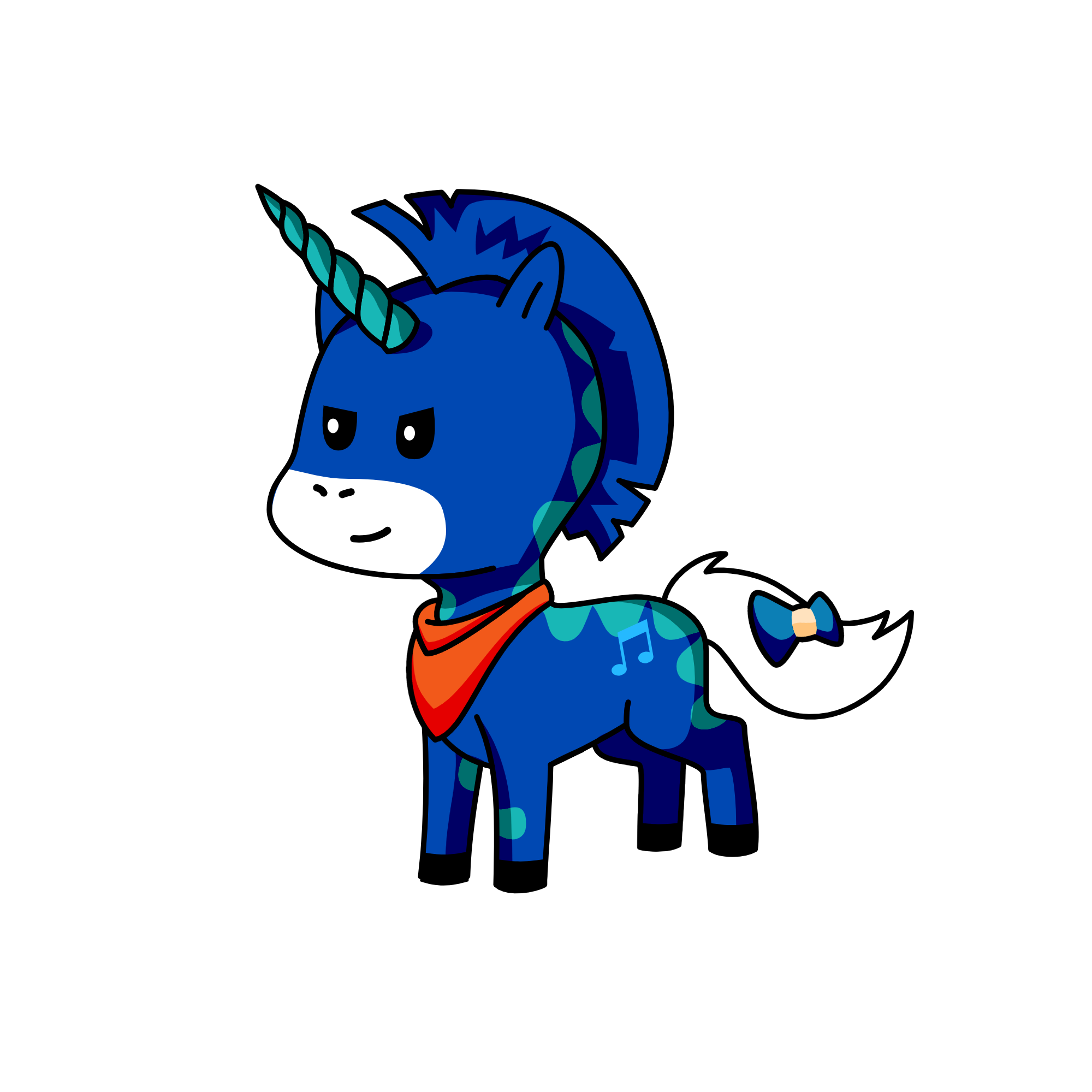 coole boy, the unicorn
