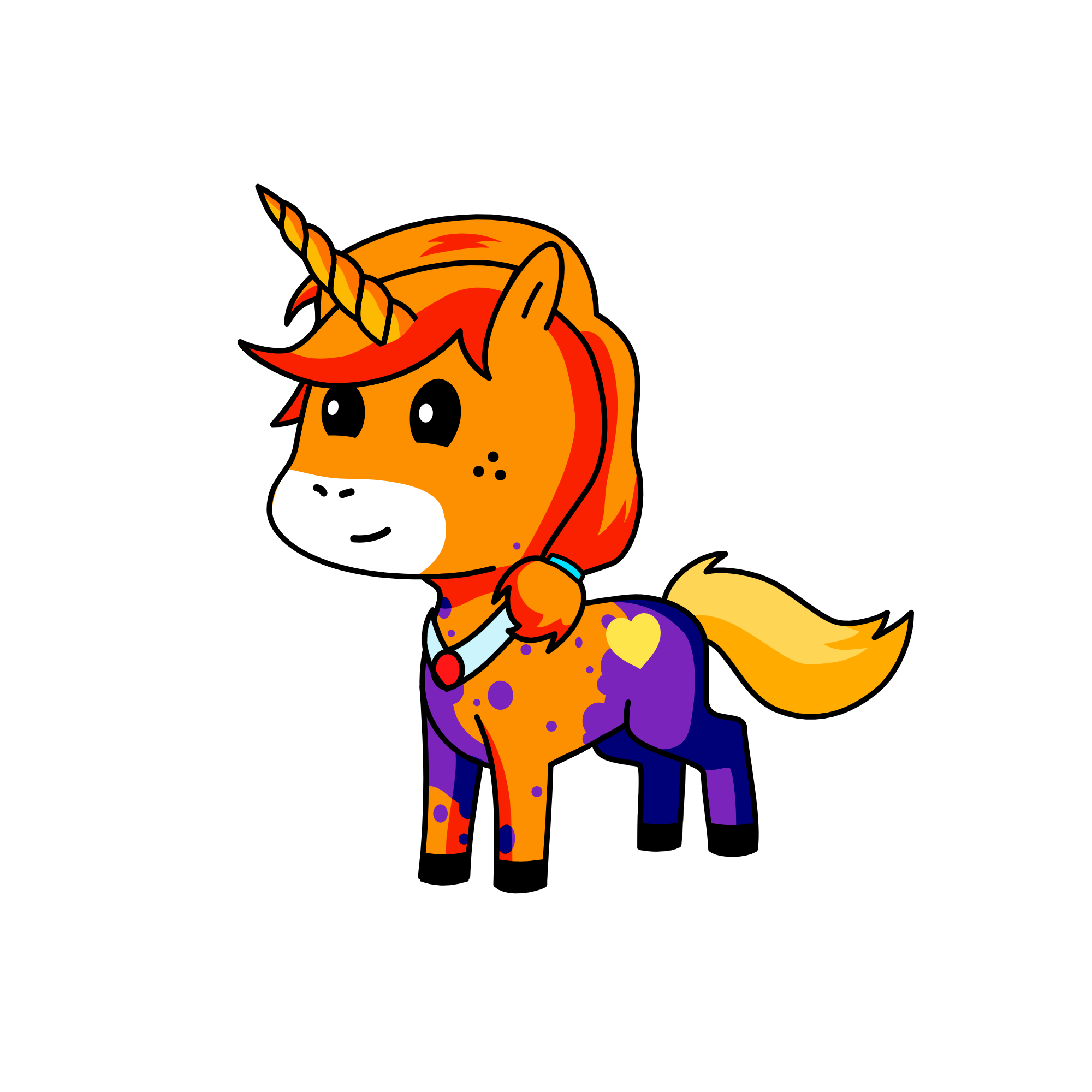goldy, the unicorn