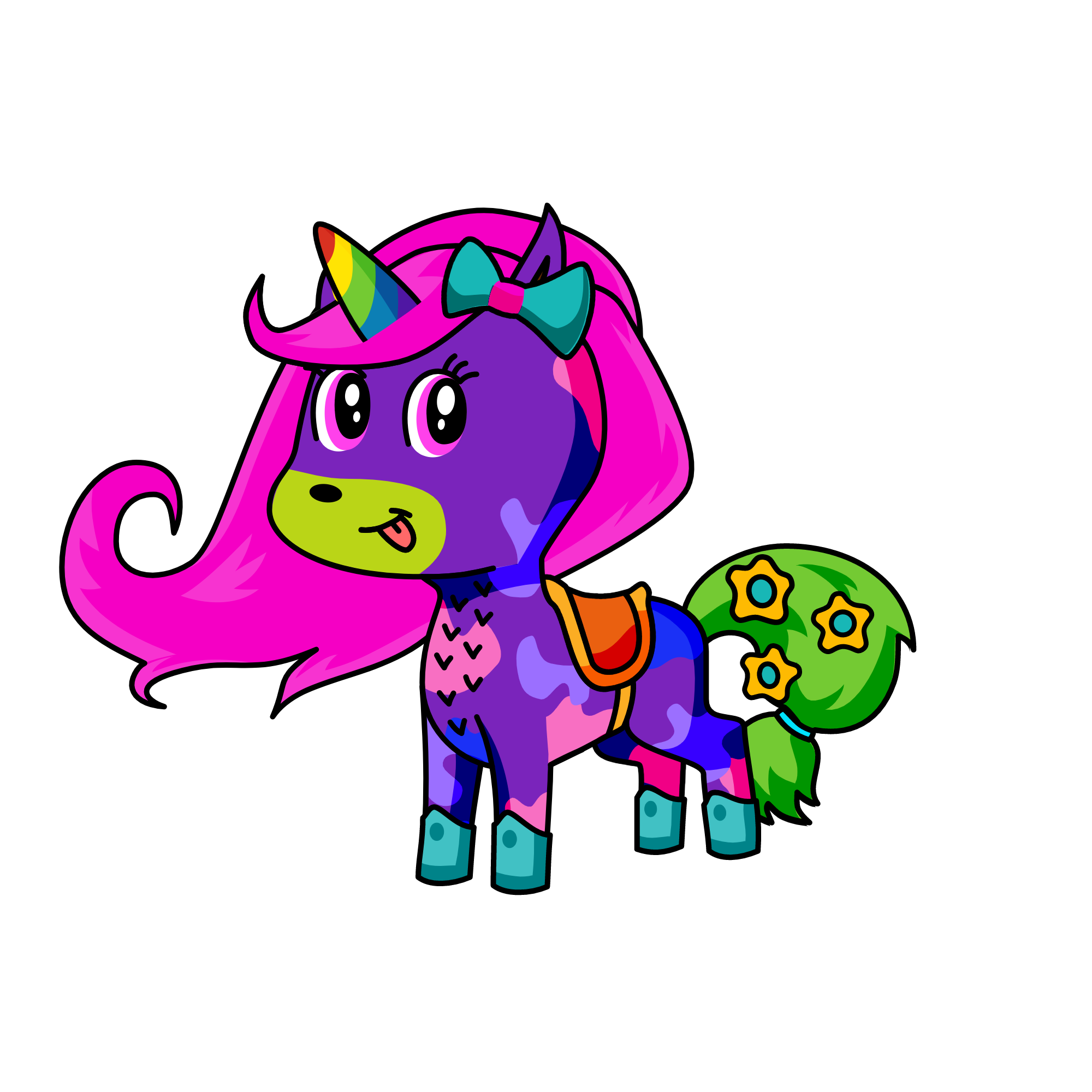 Candy, the unicorn