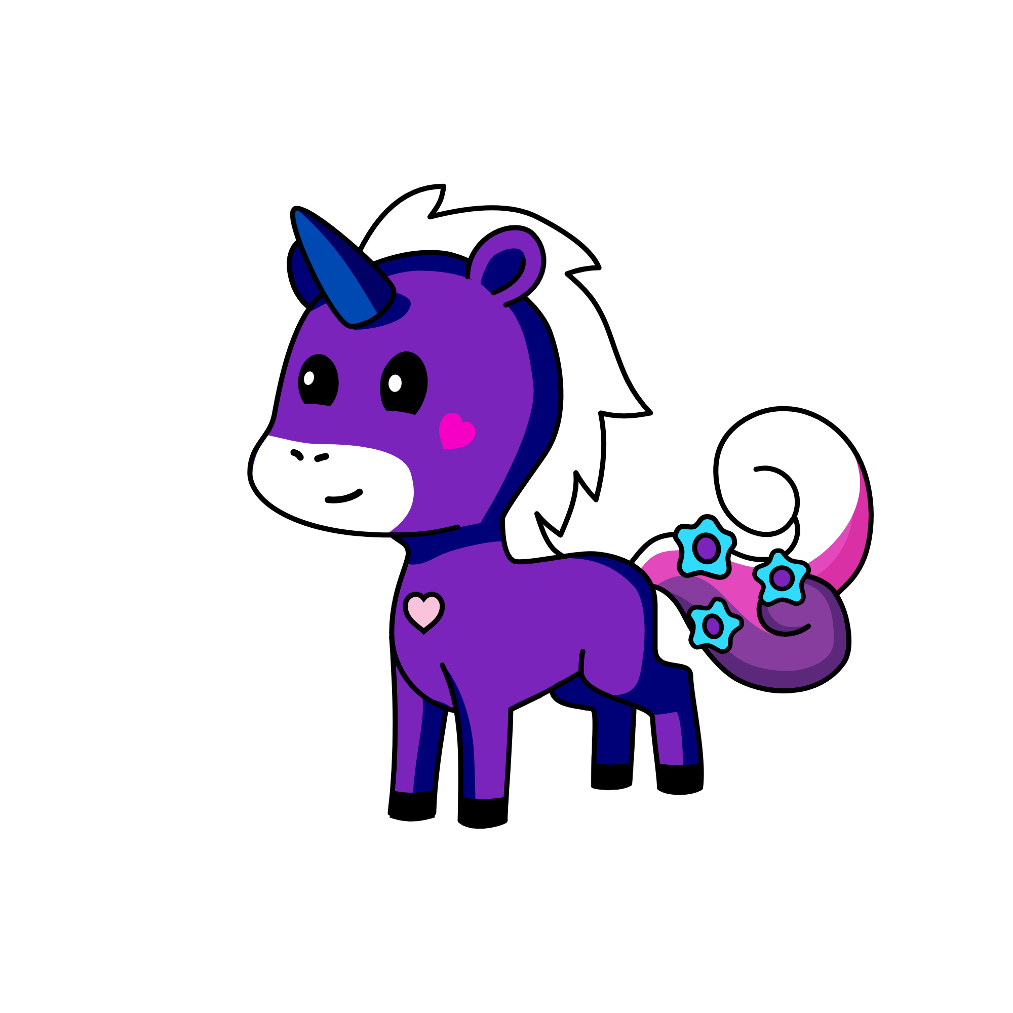 Zelda, the unicorn