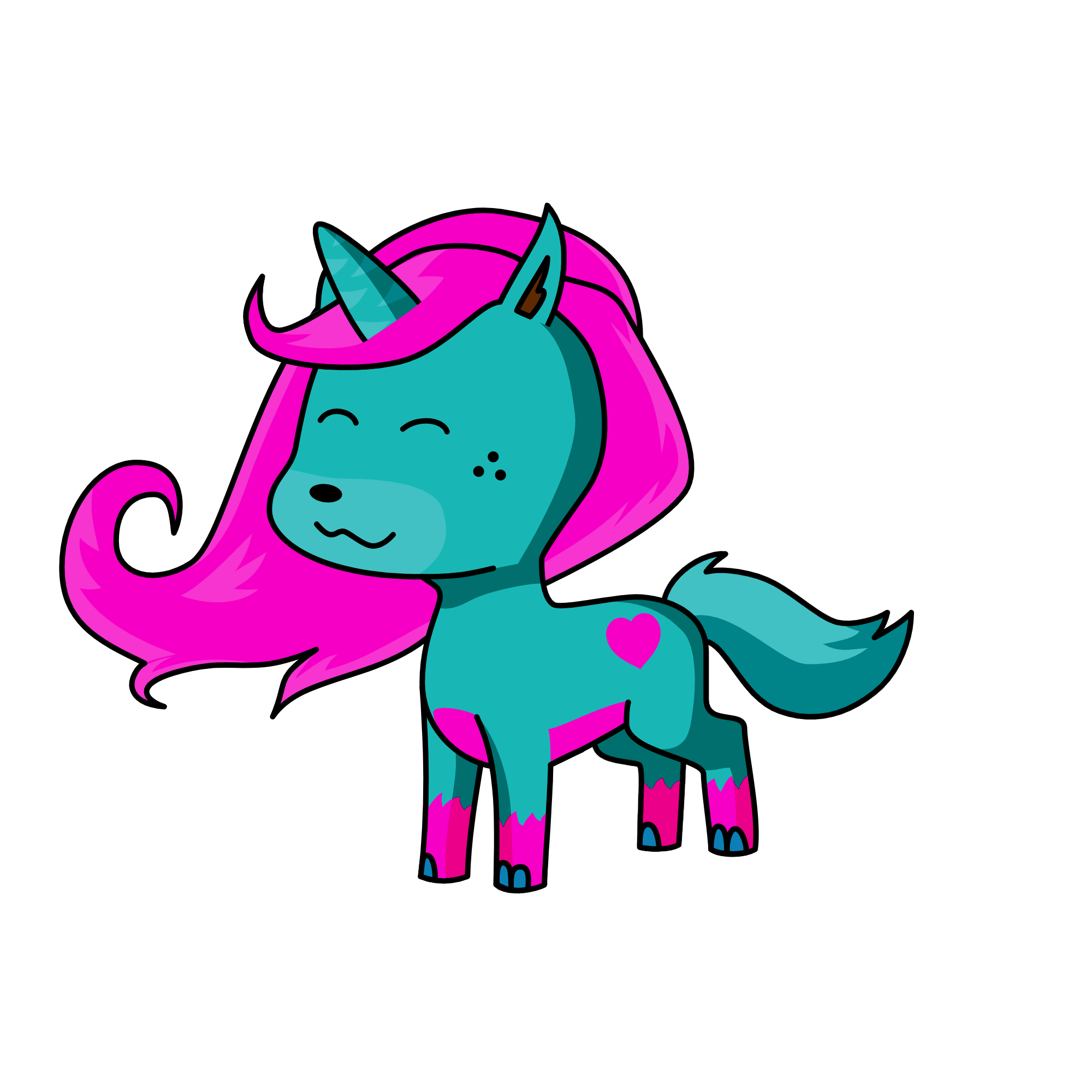 Viel, the unicorn