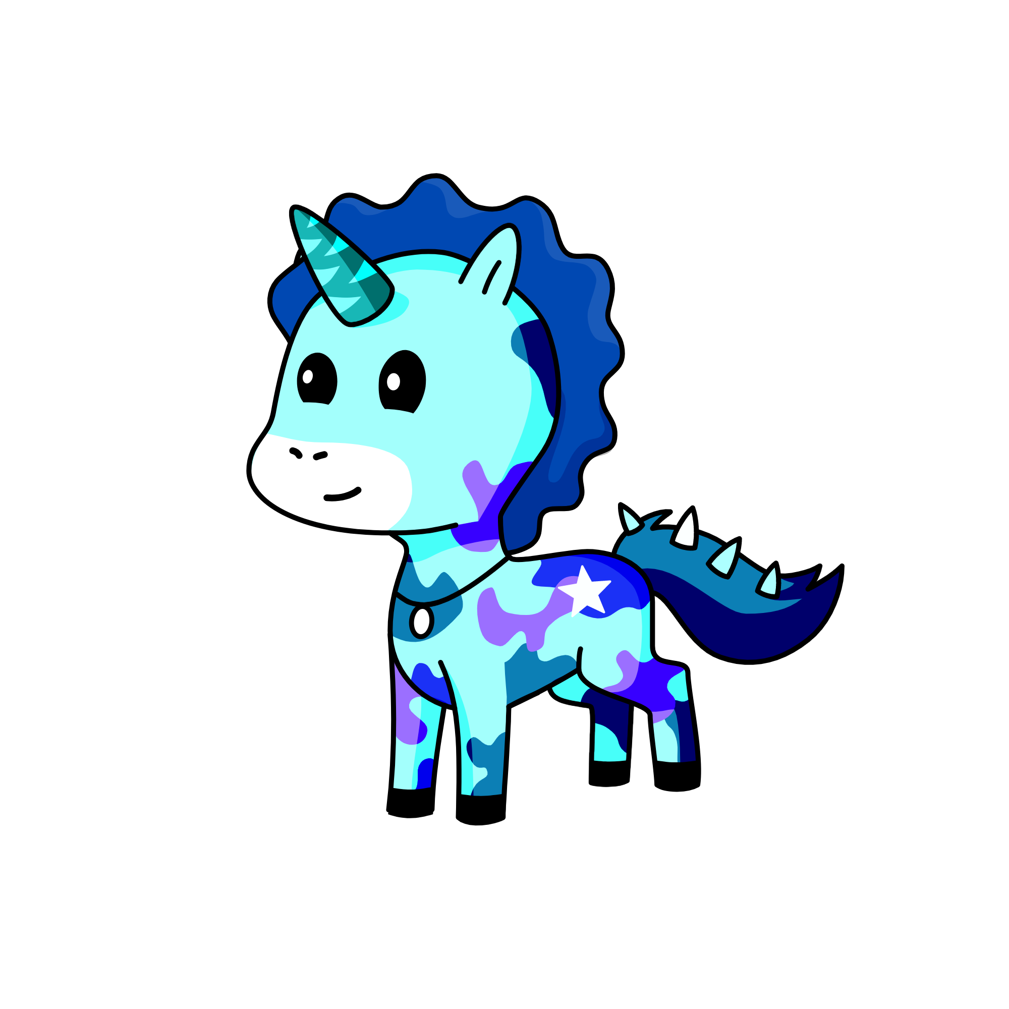 winter, the unicorn