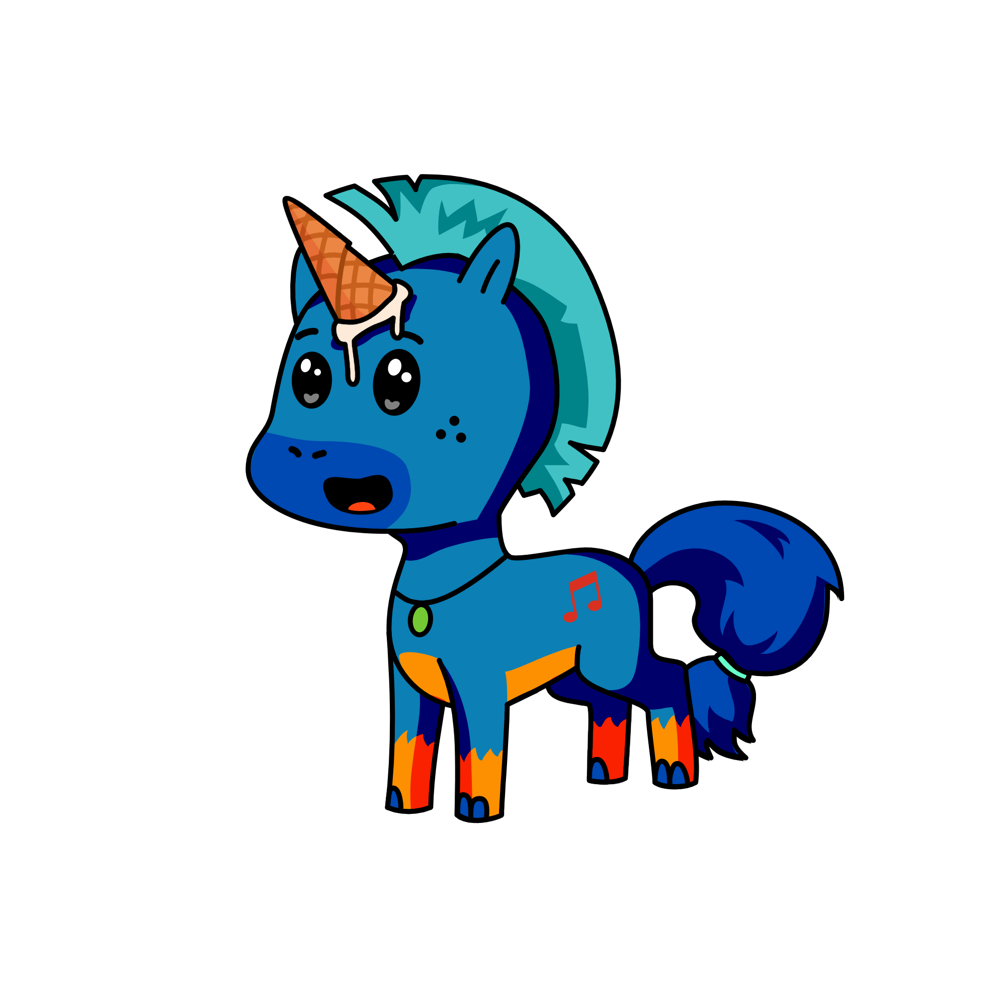 SORVETINHO, the unicorn