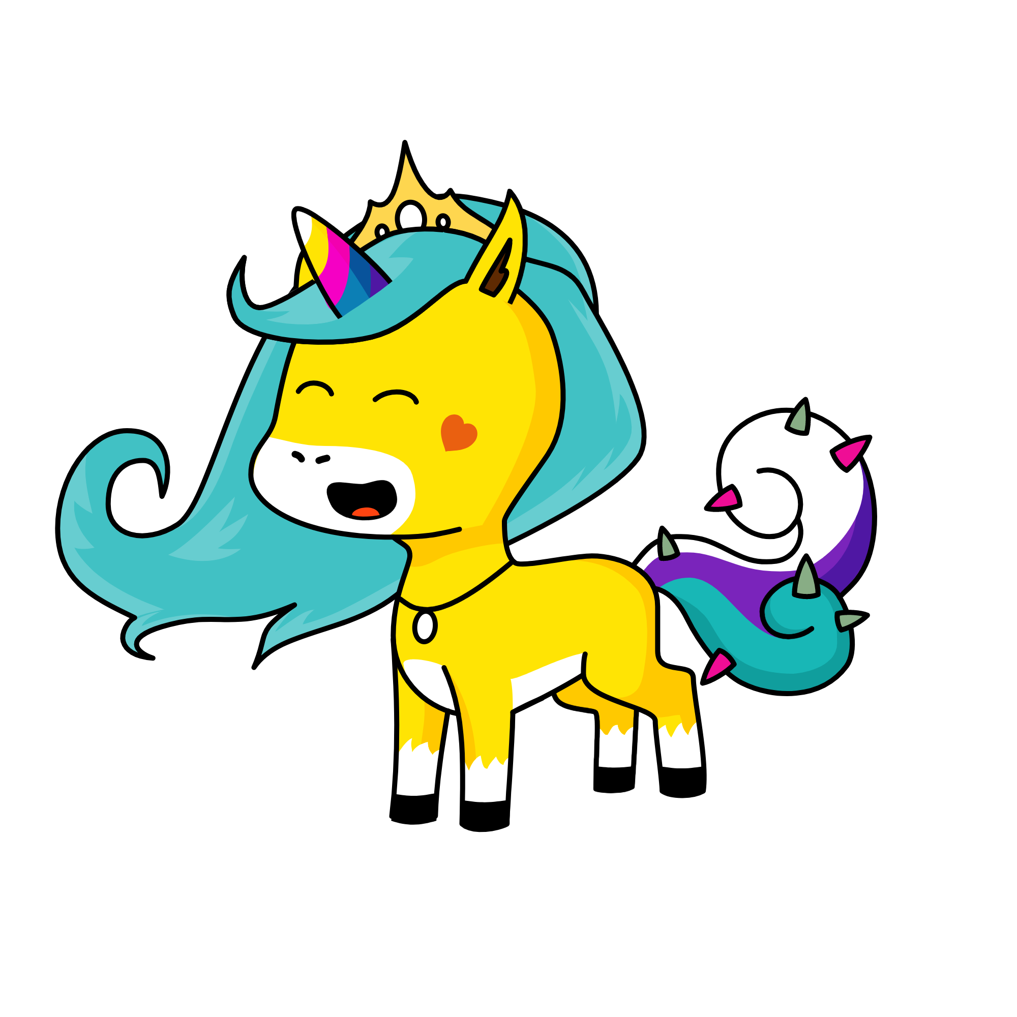 Flufficorn, the unicorn