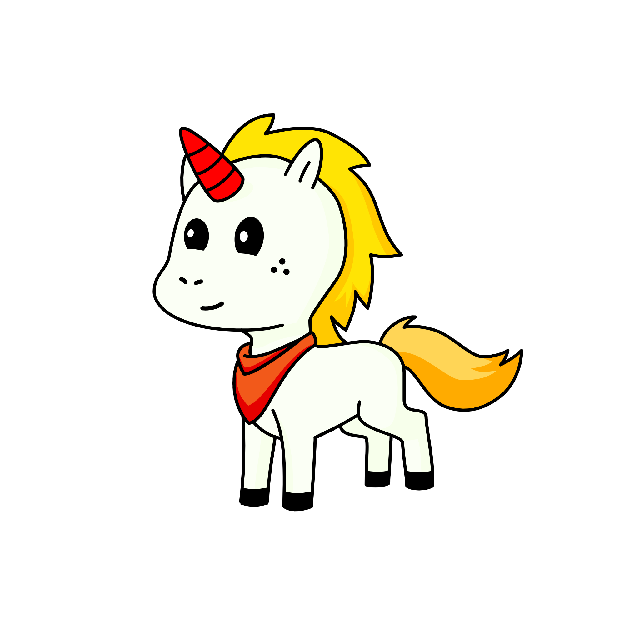 nifty knight, the unicorn