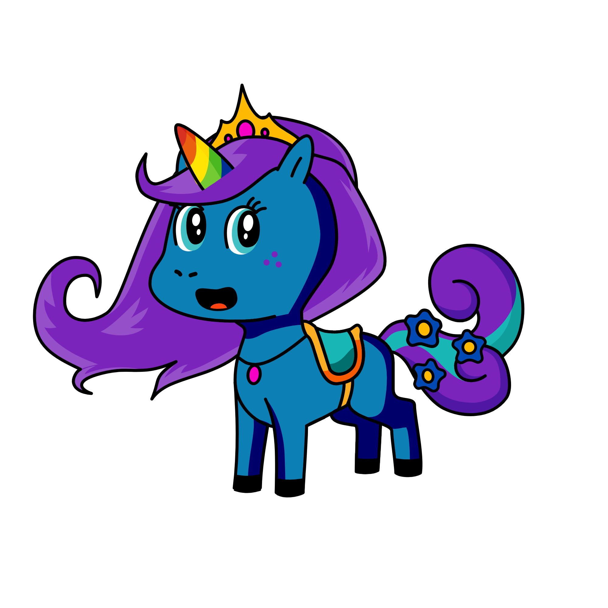 Midlove, the unicorn