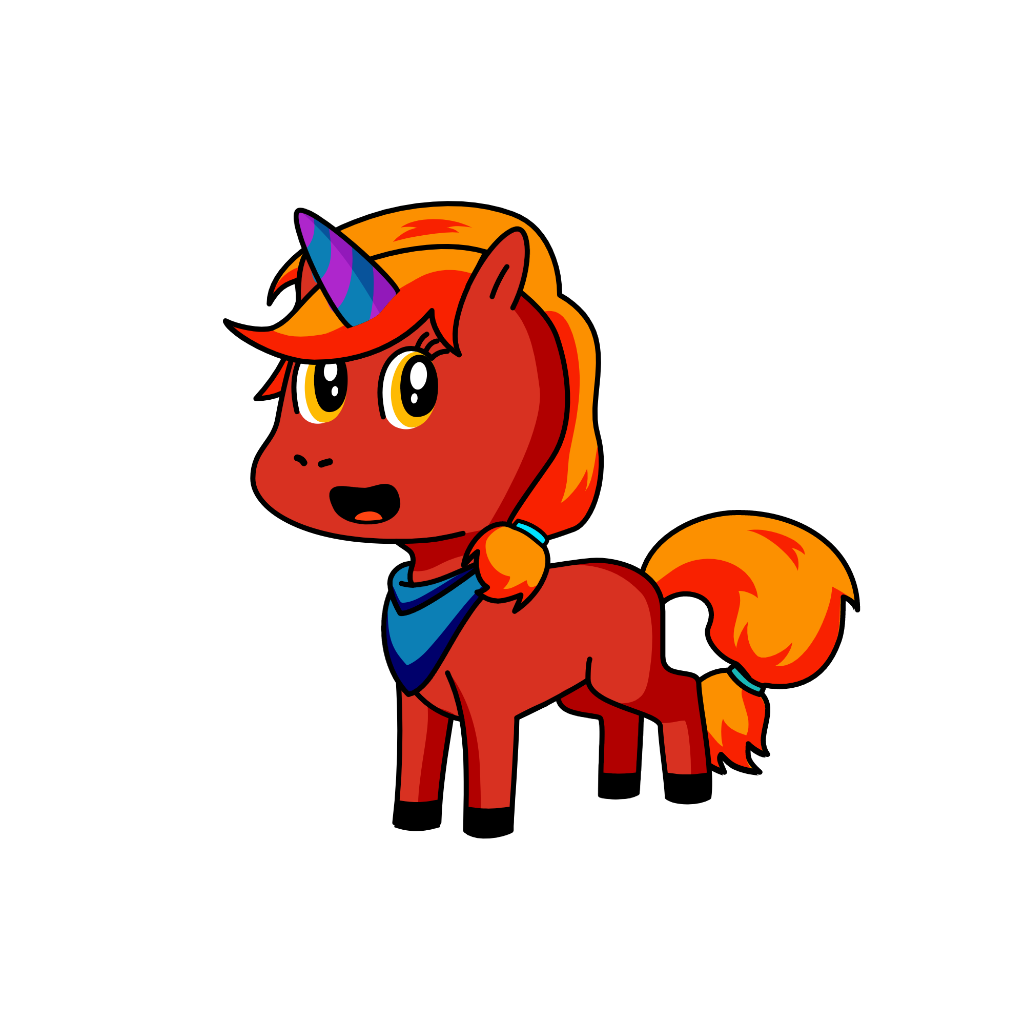 Aprocot, the unicorn
