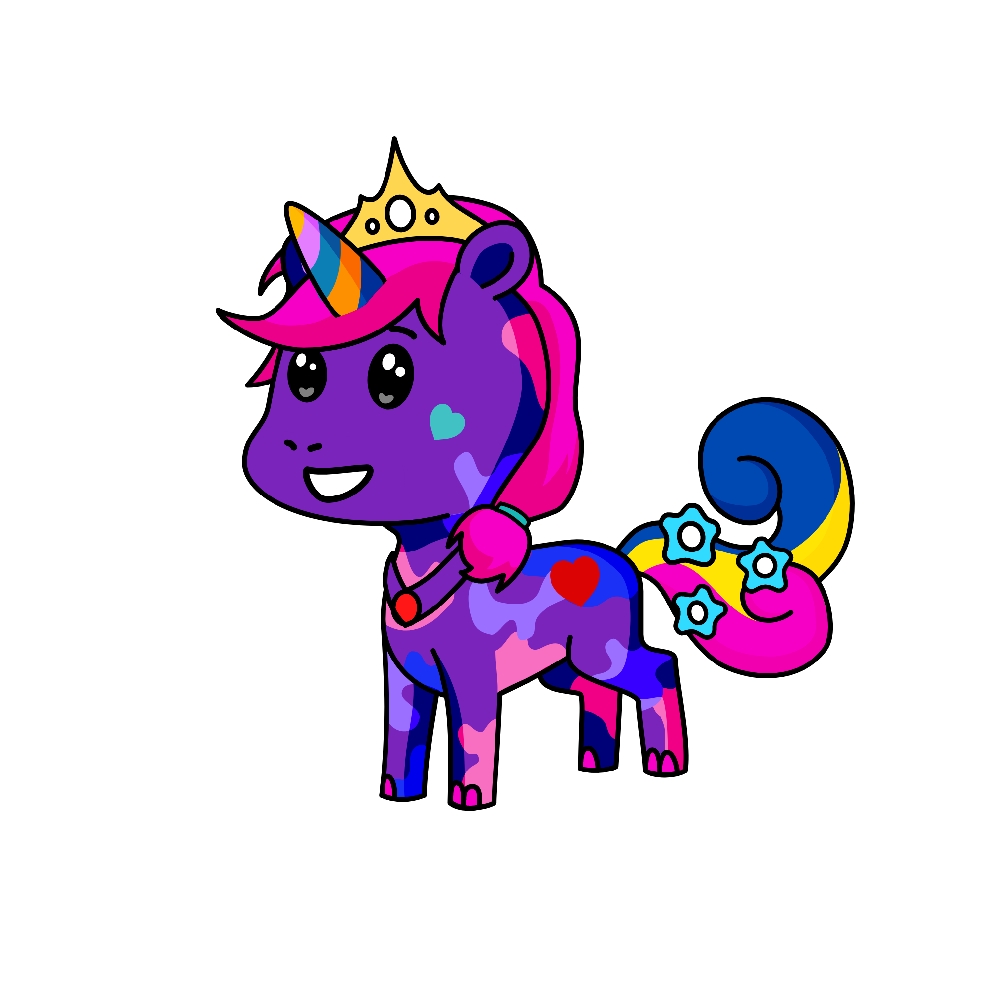 pinky, the unicorn