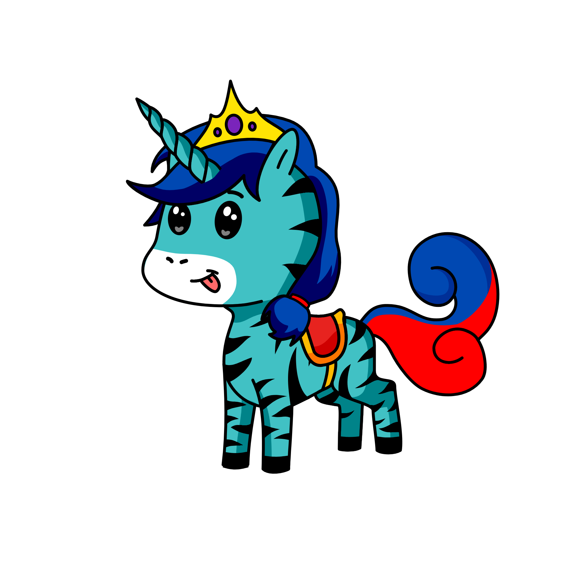 Cotton Swirl, the unicorn