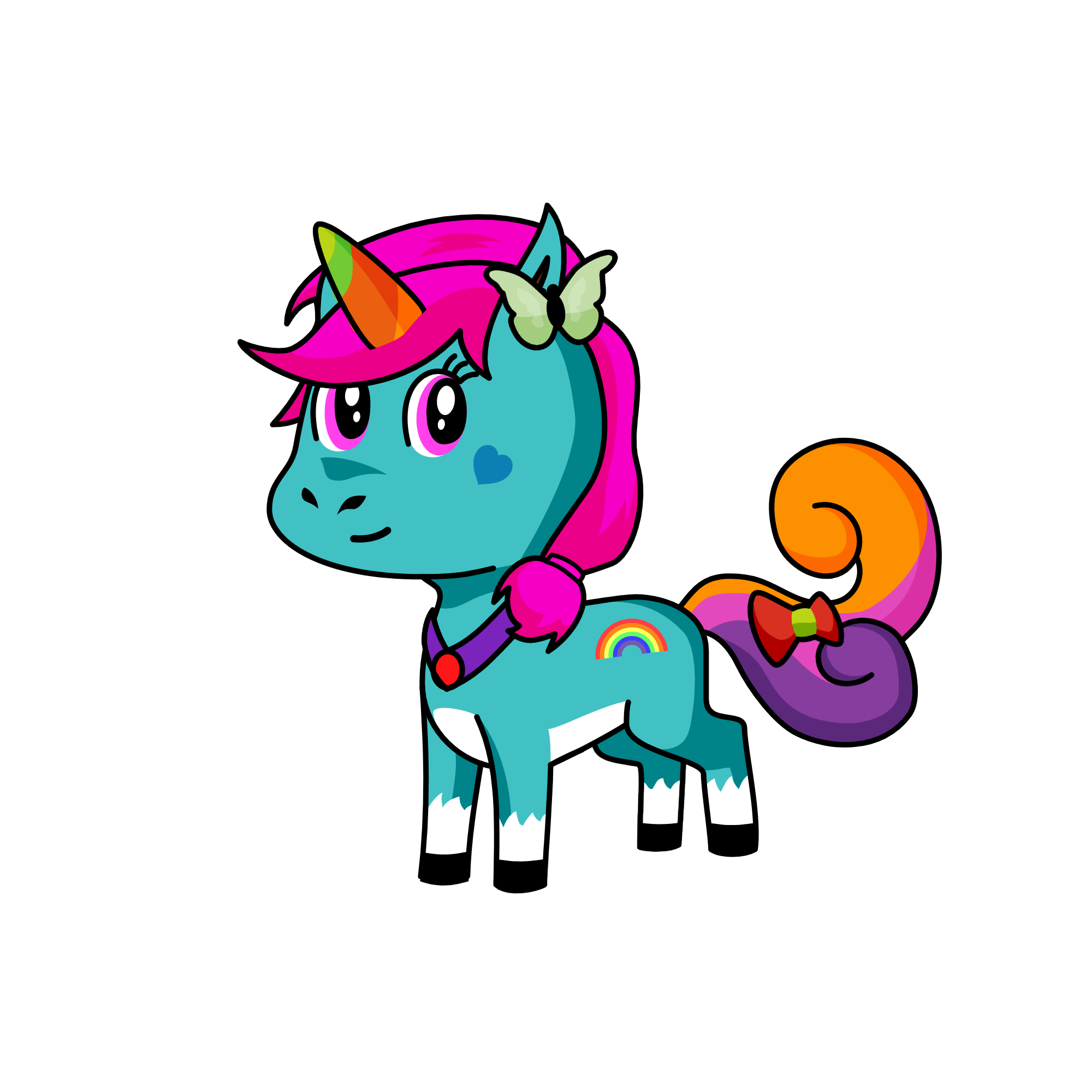 gökkuşağı, the unicorn