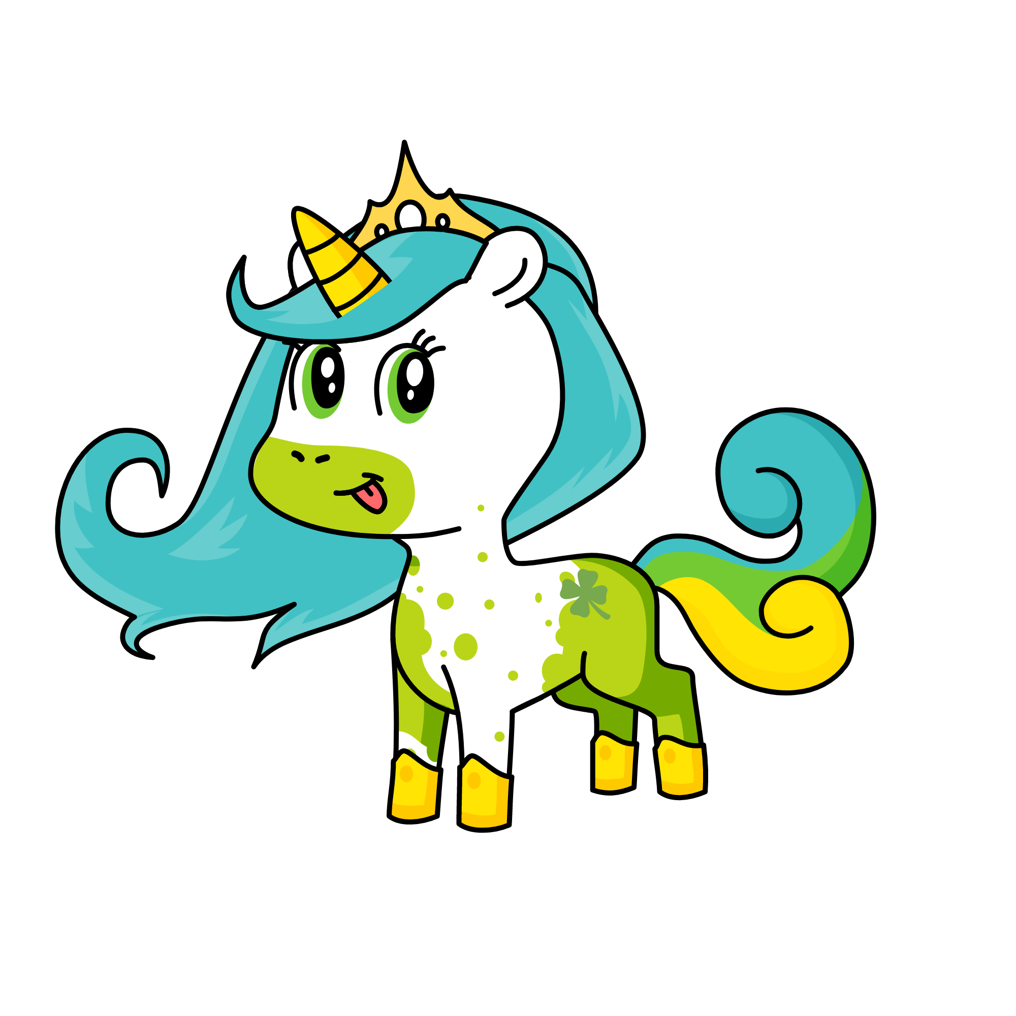 Lucky, the unicorn