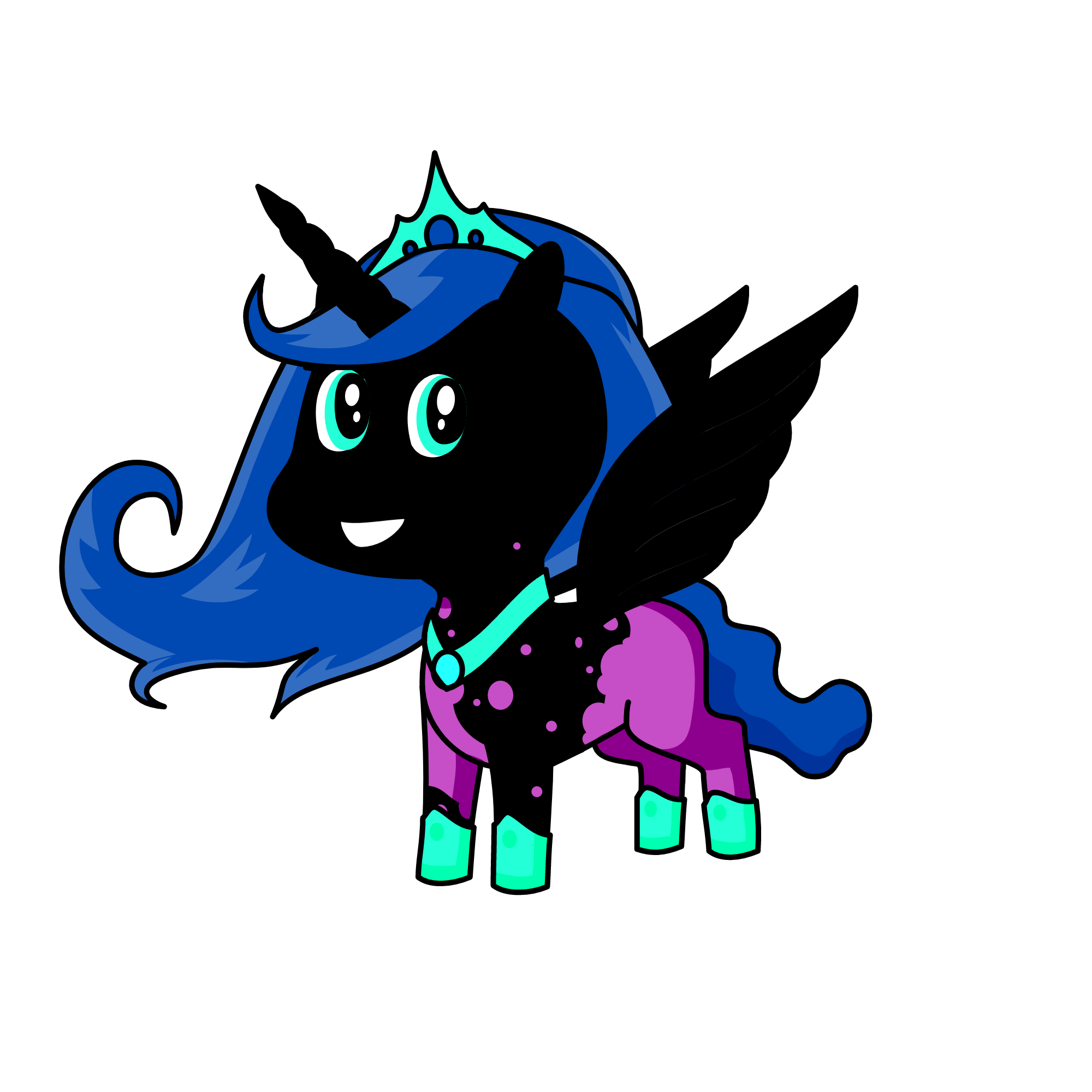 nightmare moon , the unicorn