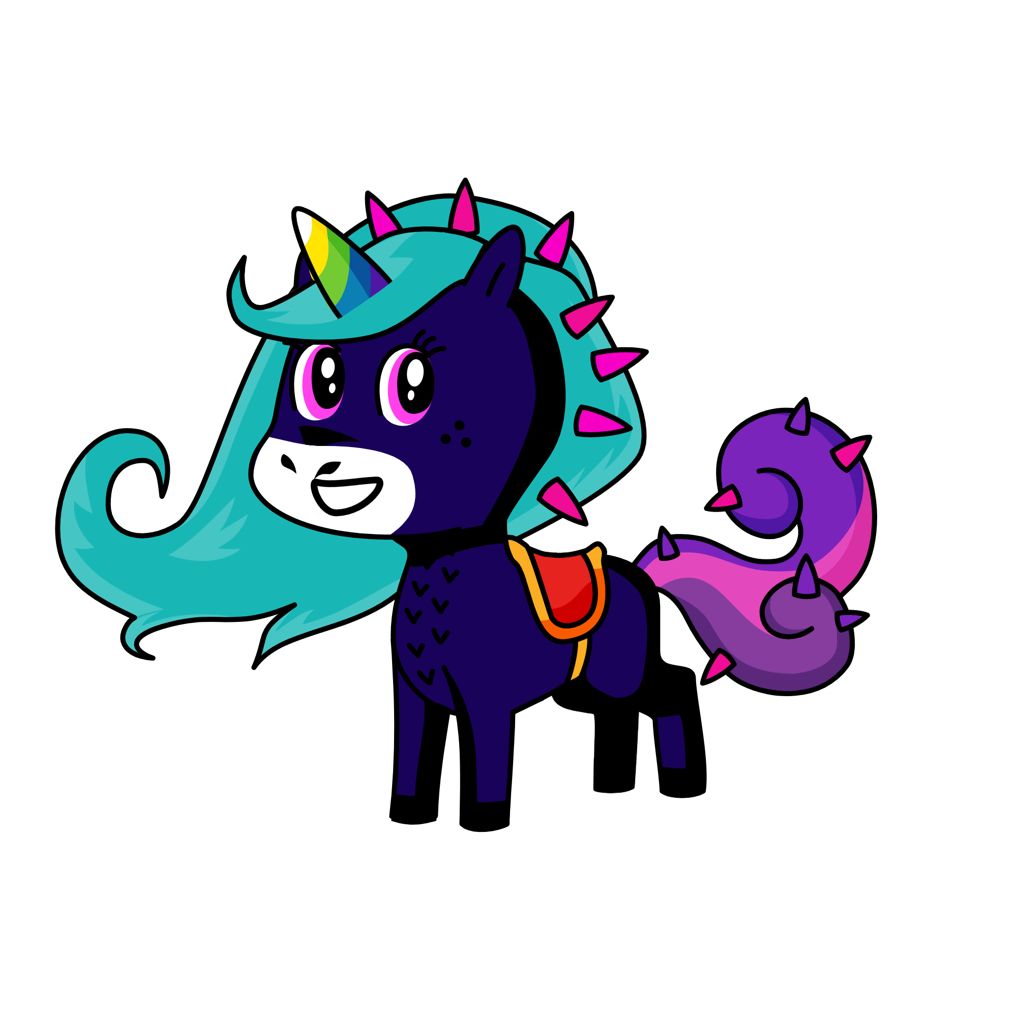 Shooting Star, the unicorn