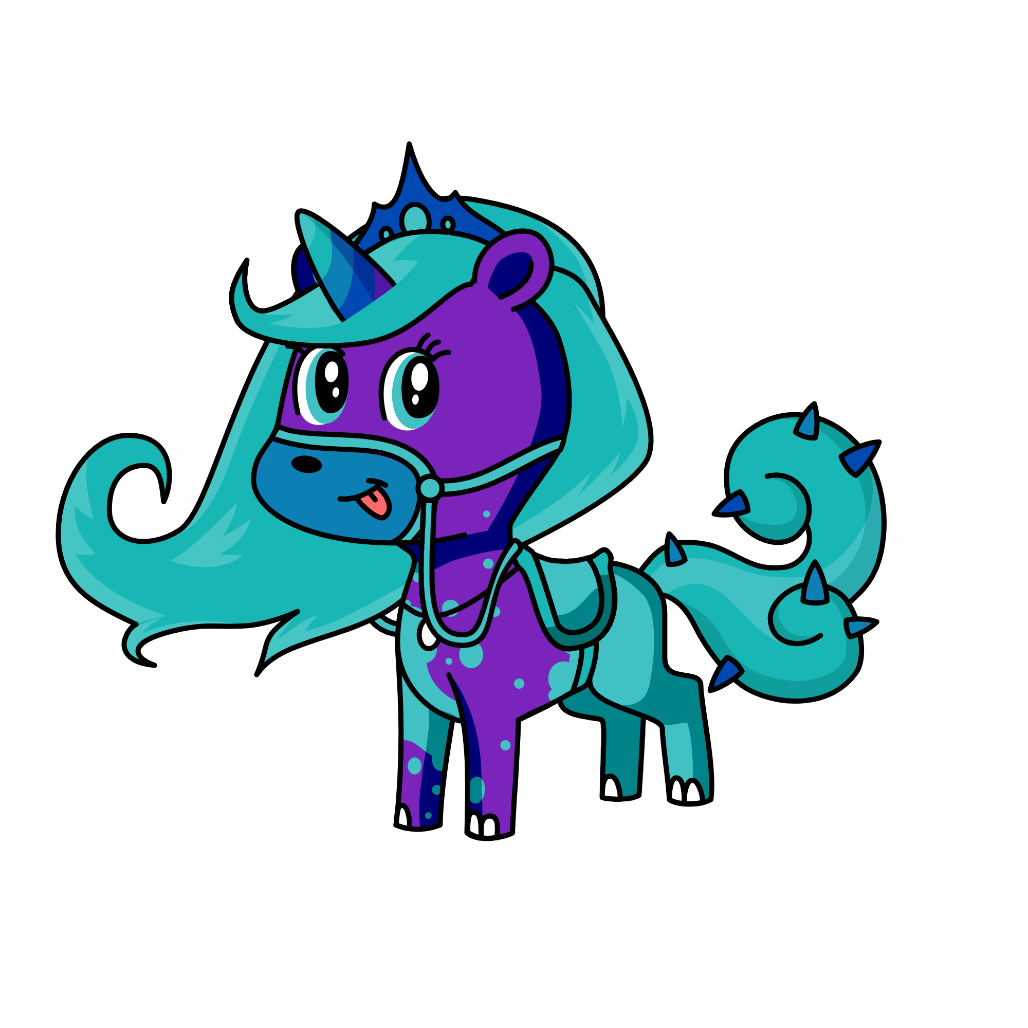 Icicle The Ice Demon, the unicorn