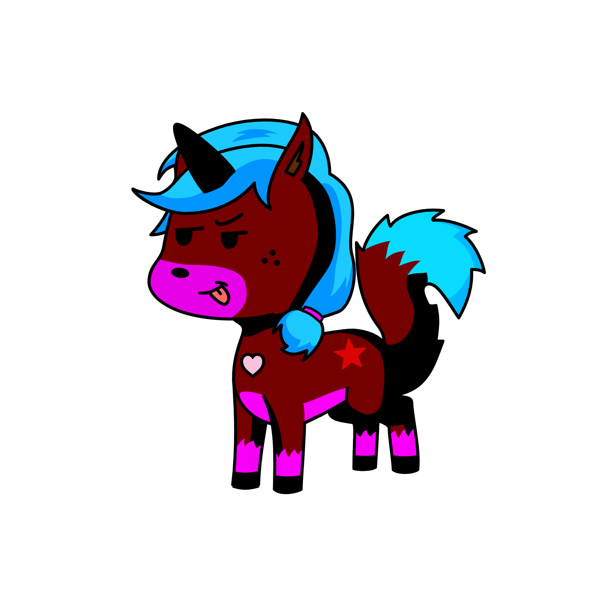 Breezy, the unicorn