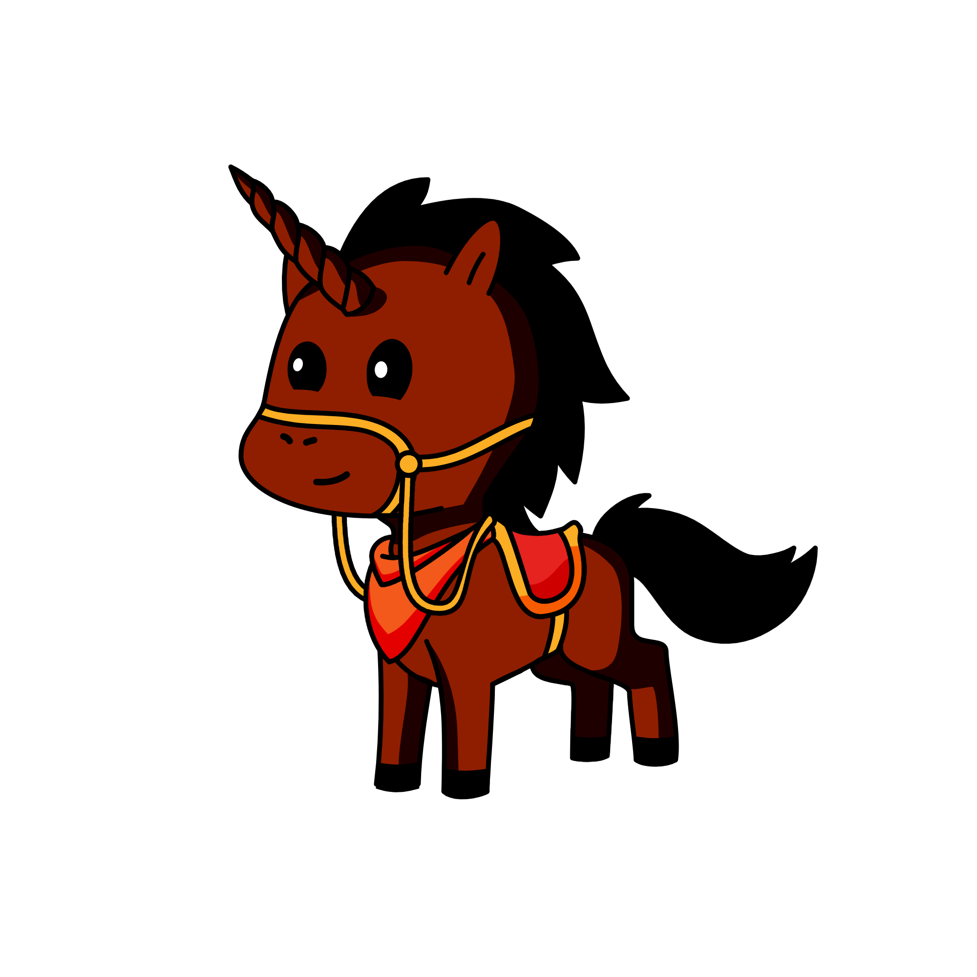Cow boy, the unicorn