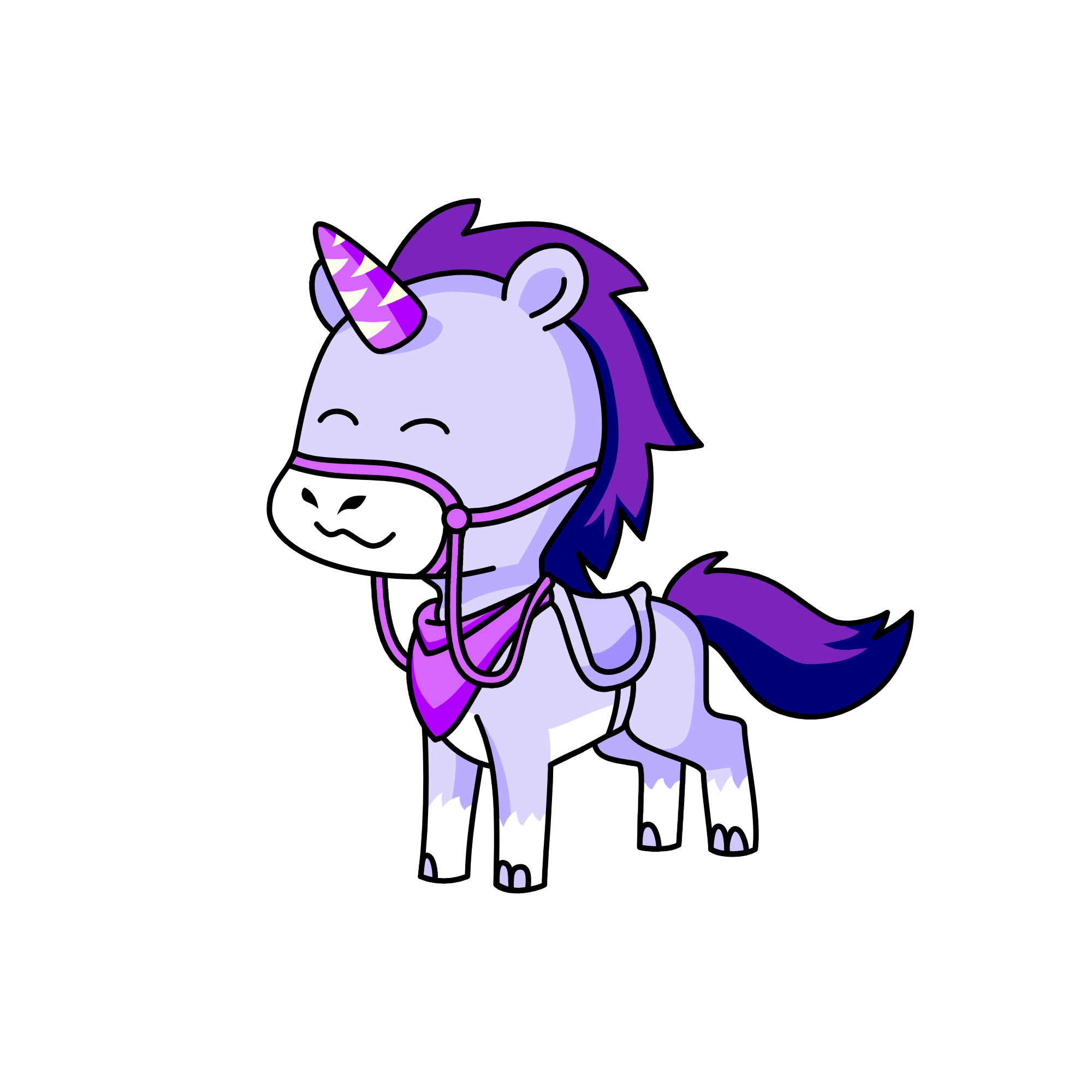 eggplant, the unicorn