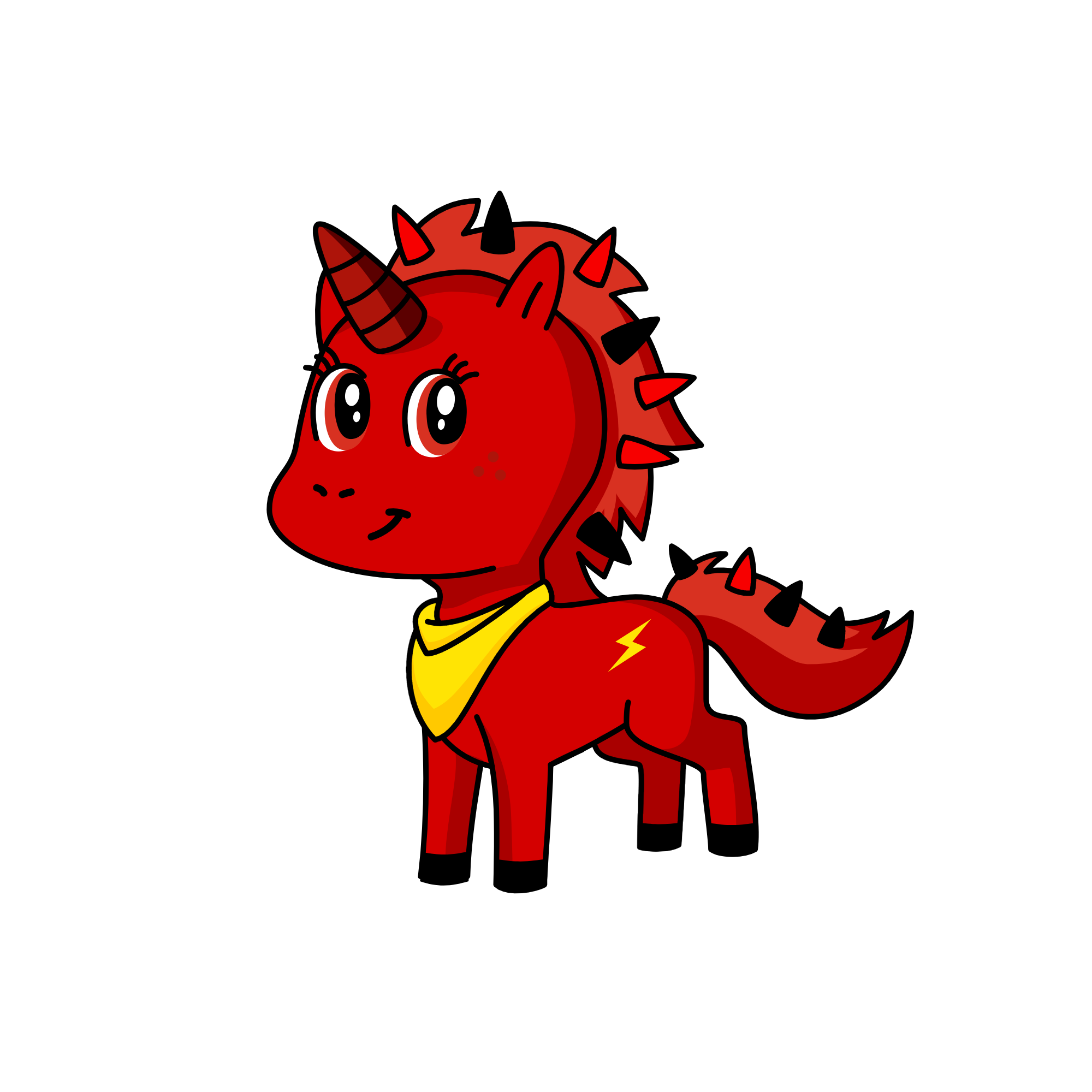 Evil, the unicorn