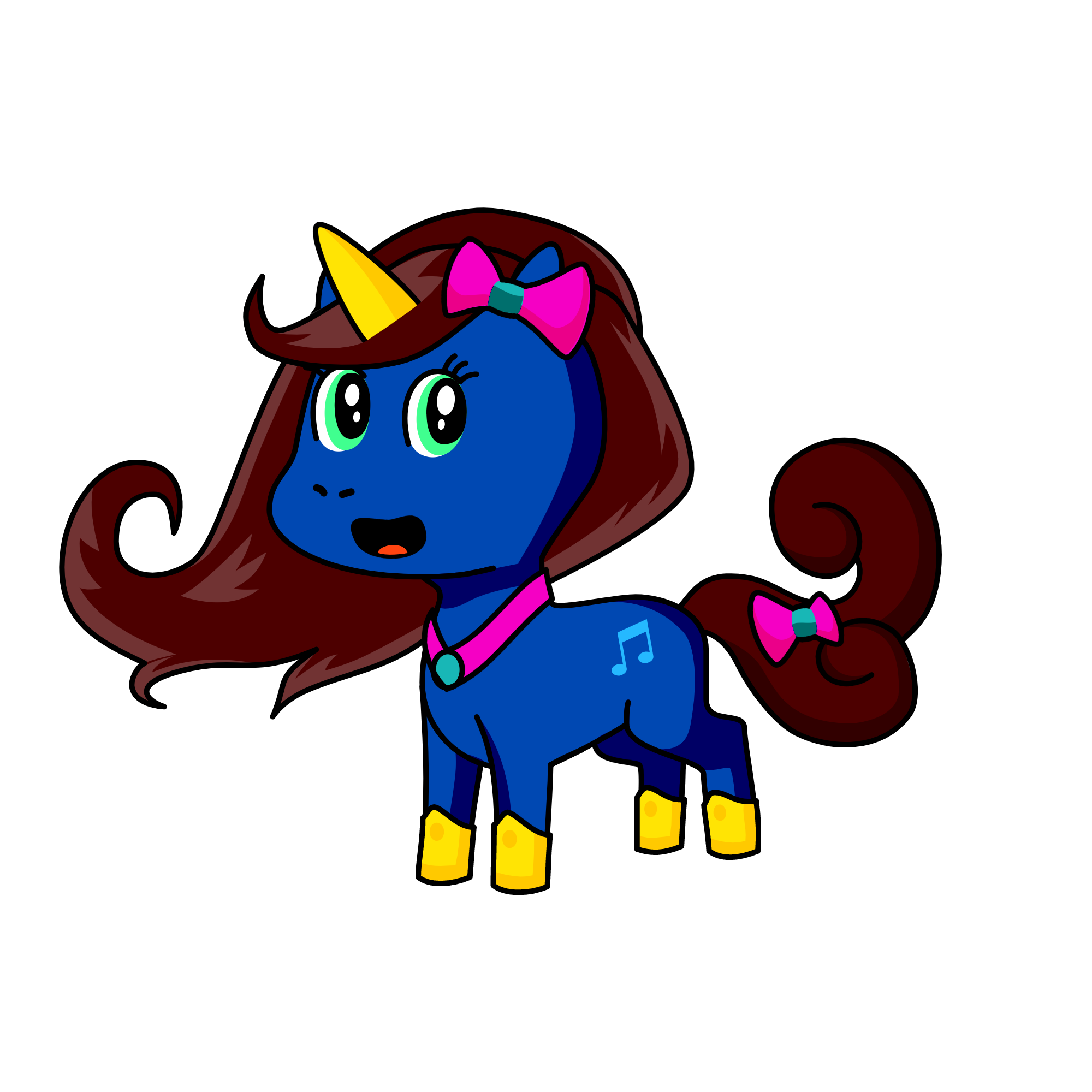 Space, the unicorn