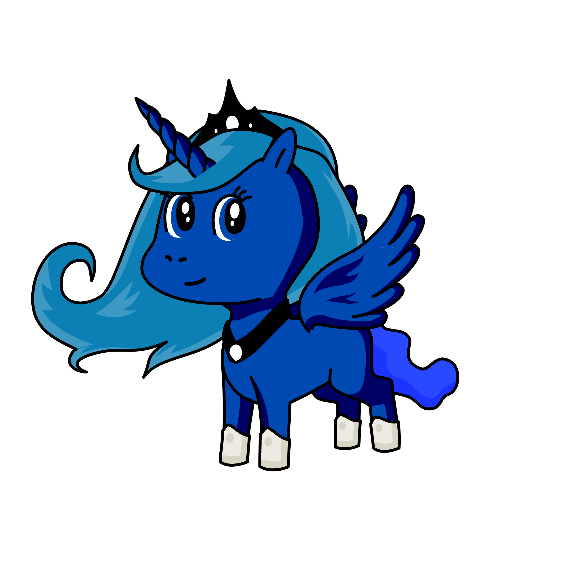 Queen Luna , the unicorn