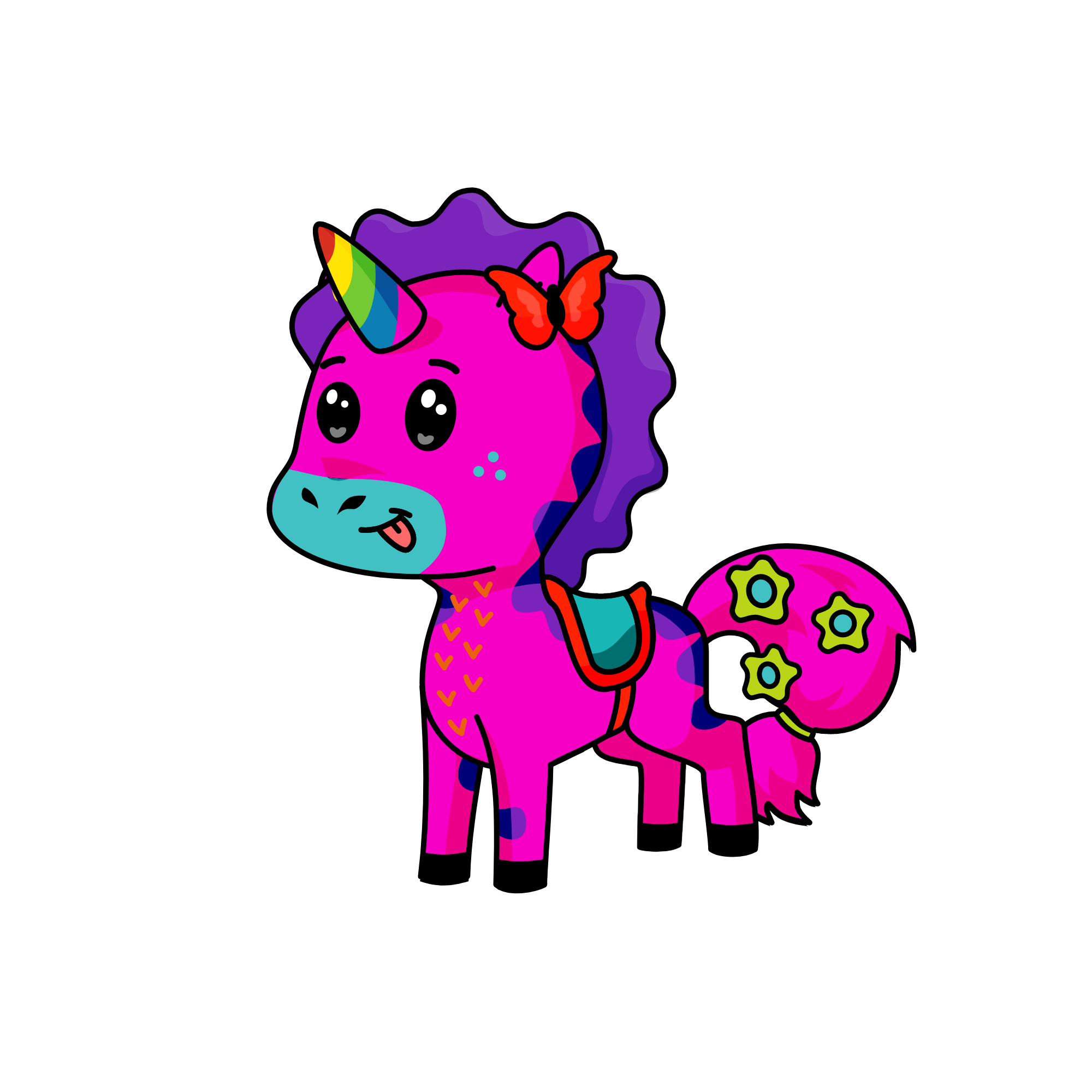 Ashley, the unicorn