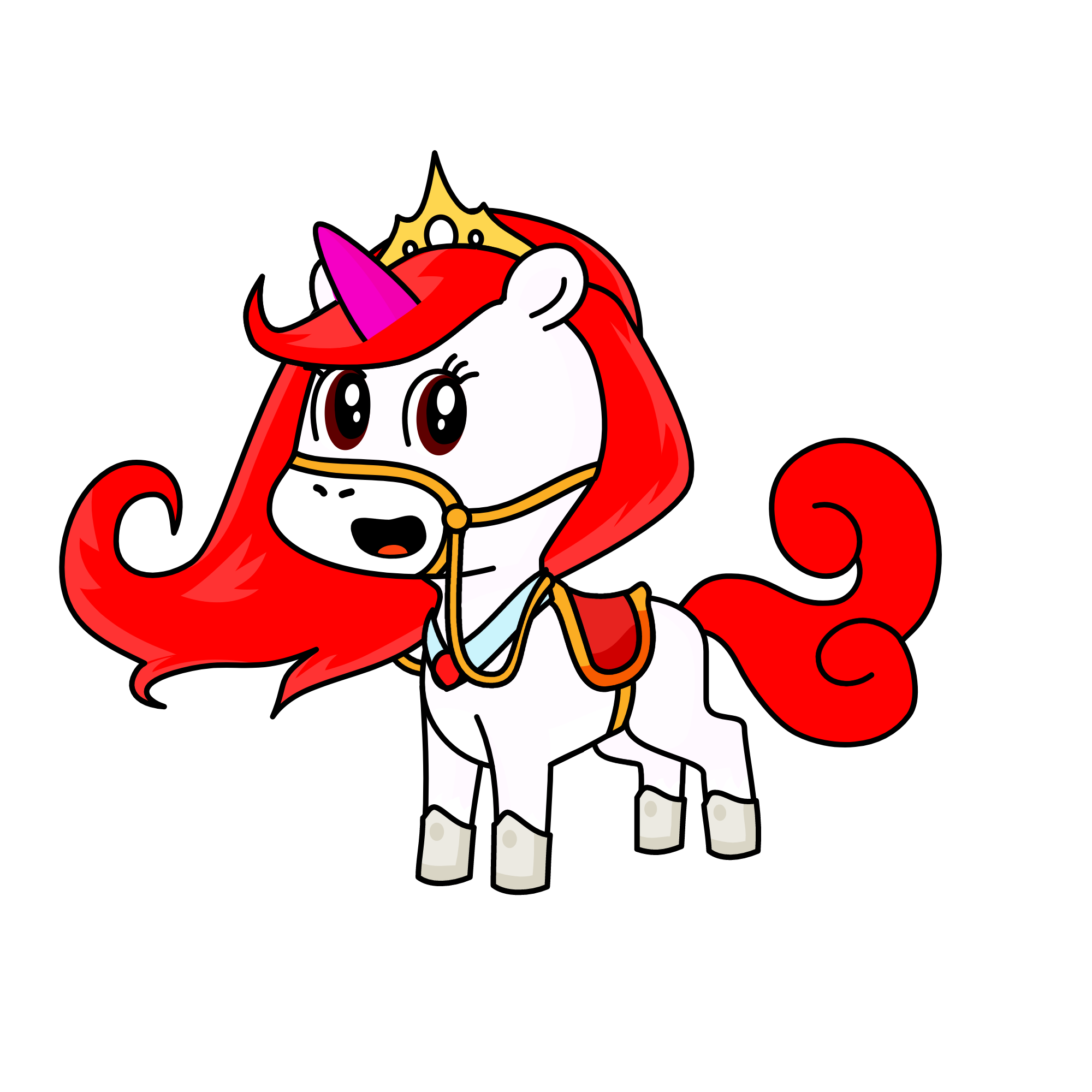 cat , the unicorn