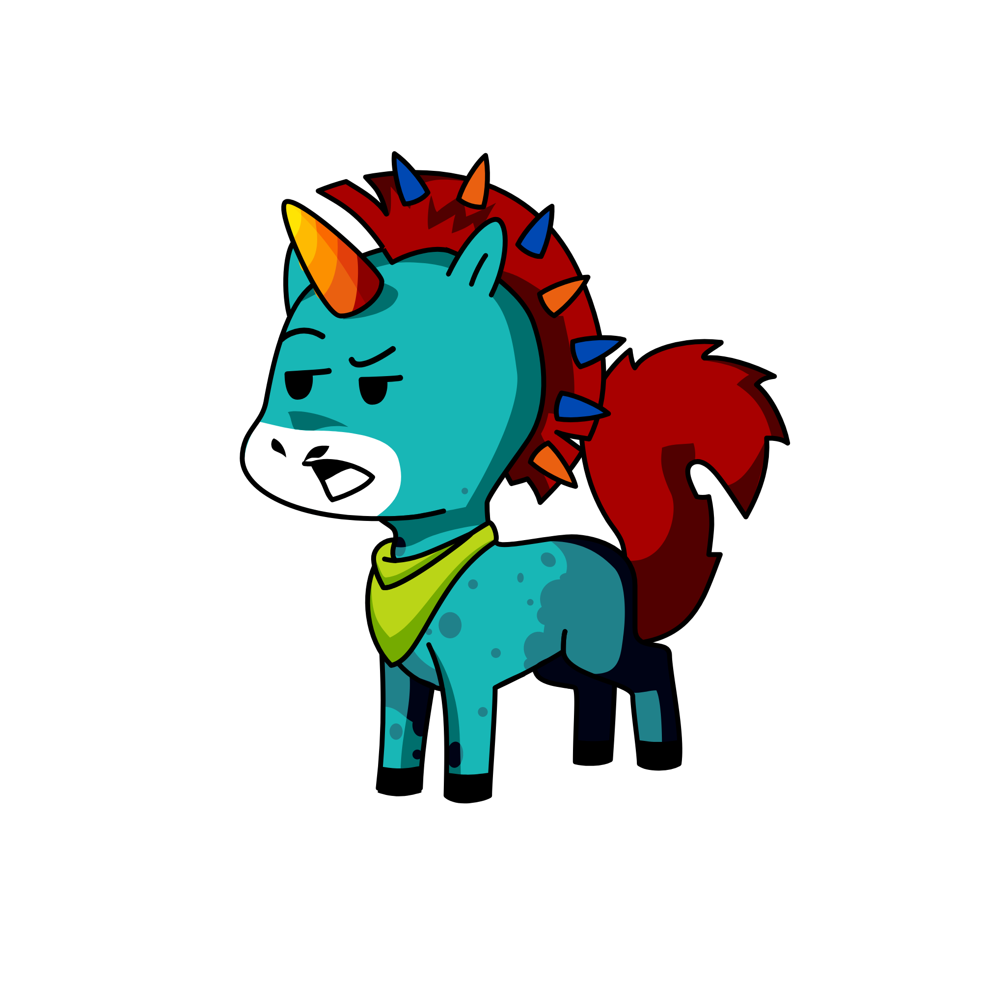 mean boy, the unicorn