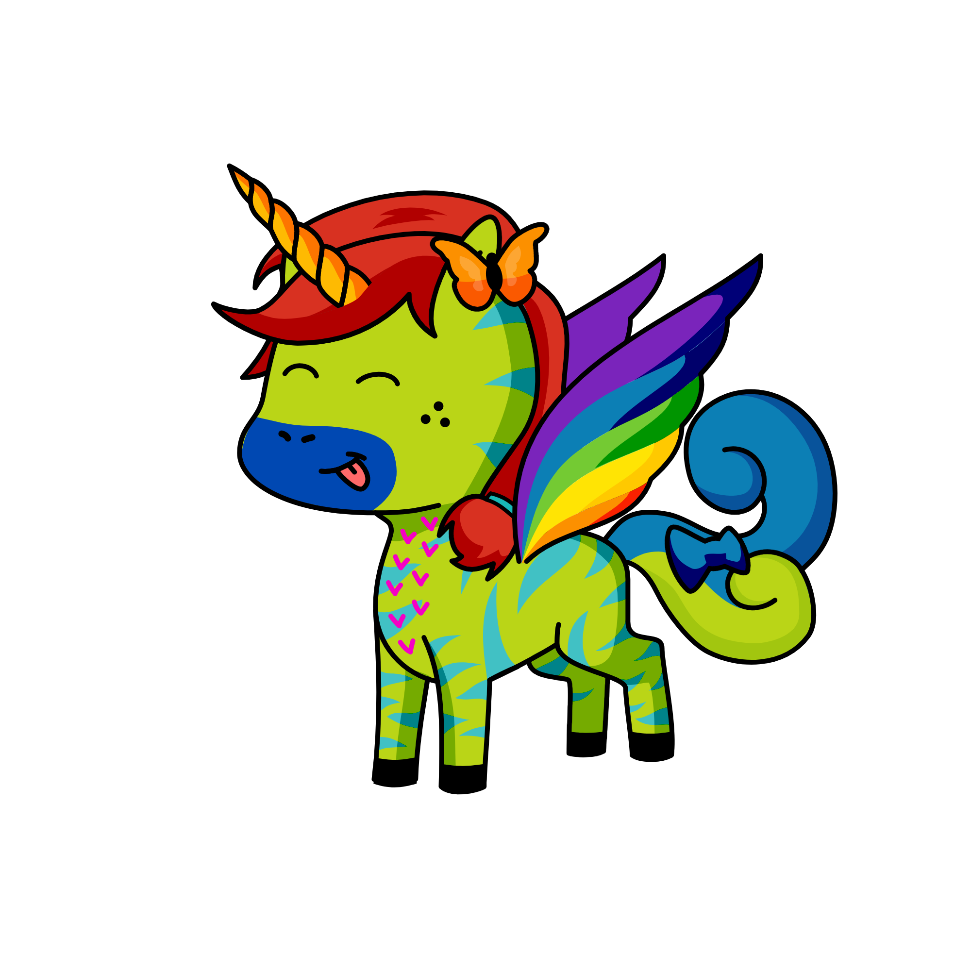 HOLA! IM THE QUEEN OF ALL UNICORNS!, the unicorn