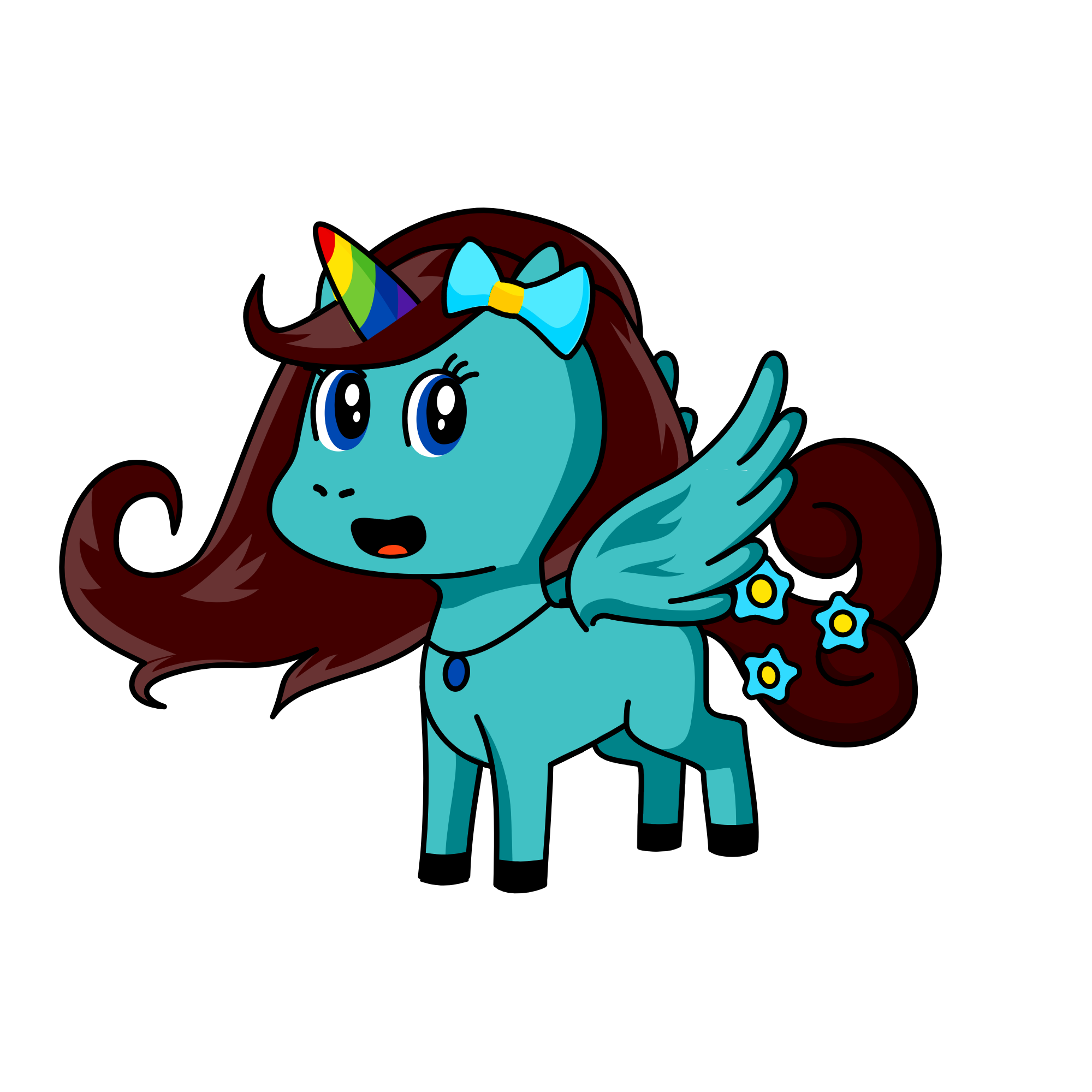 Moonlight, the unicorn