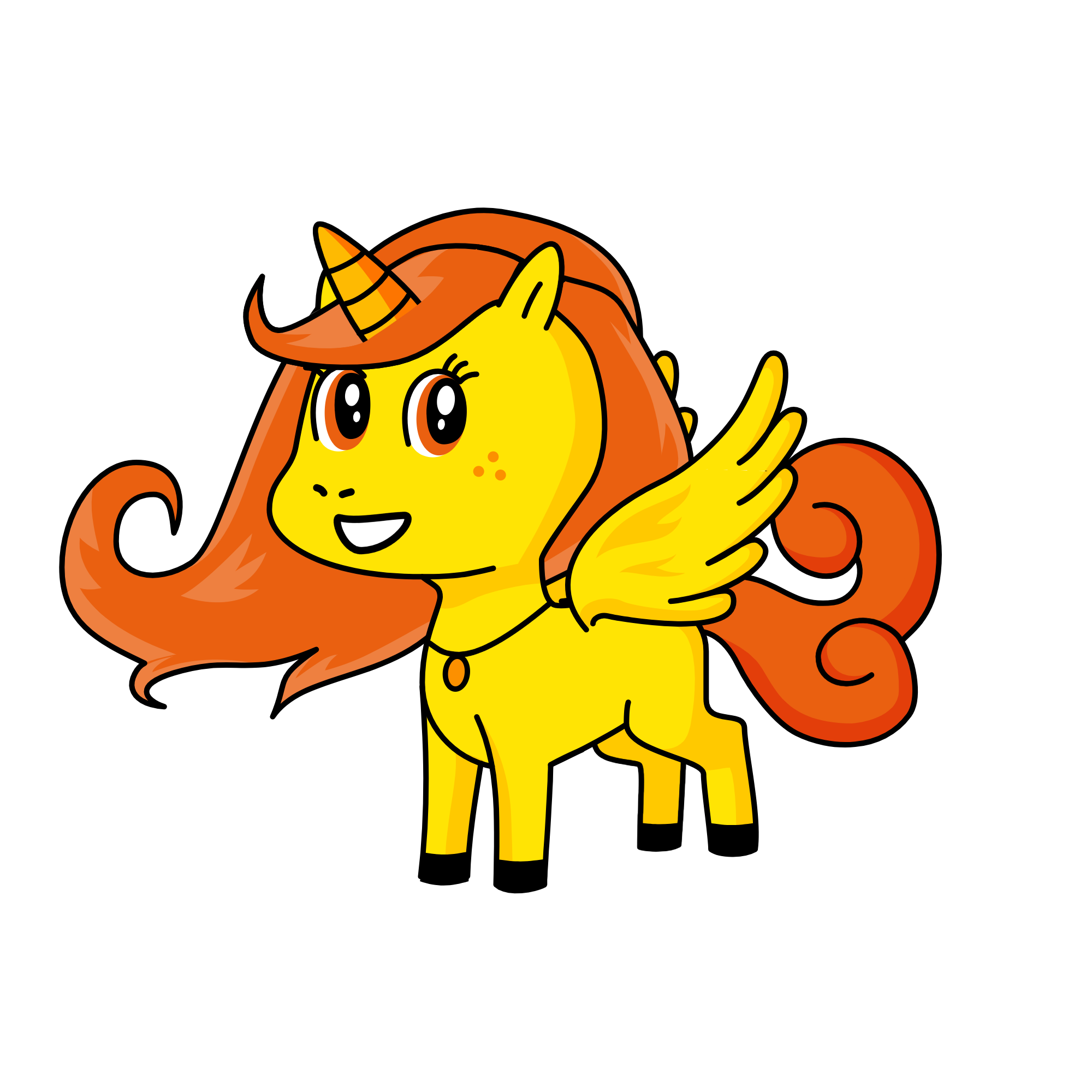 Sunny, the unicorn