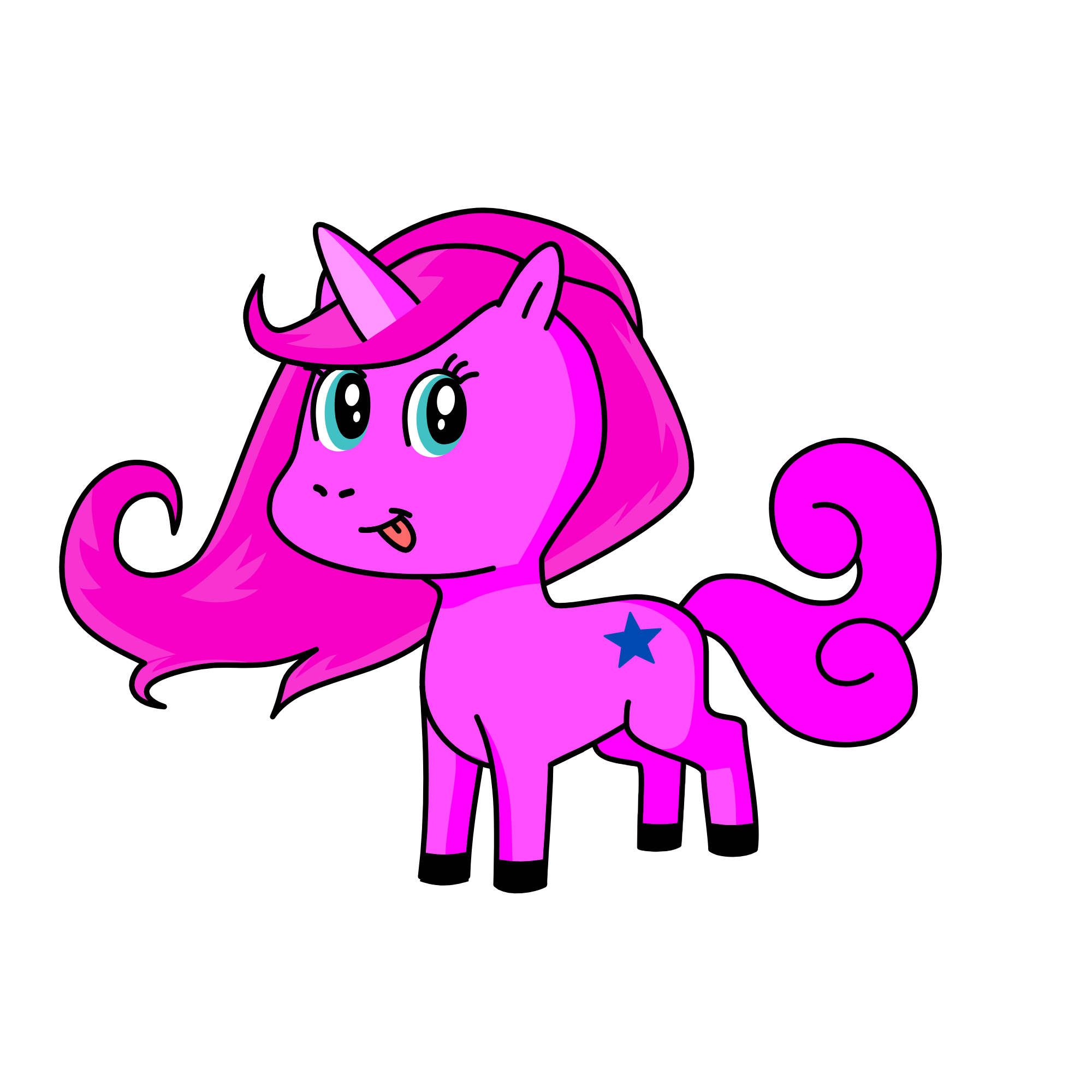 Pinkie Pie, the unicorn
