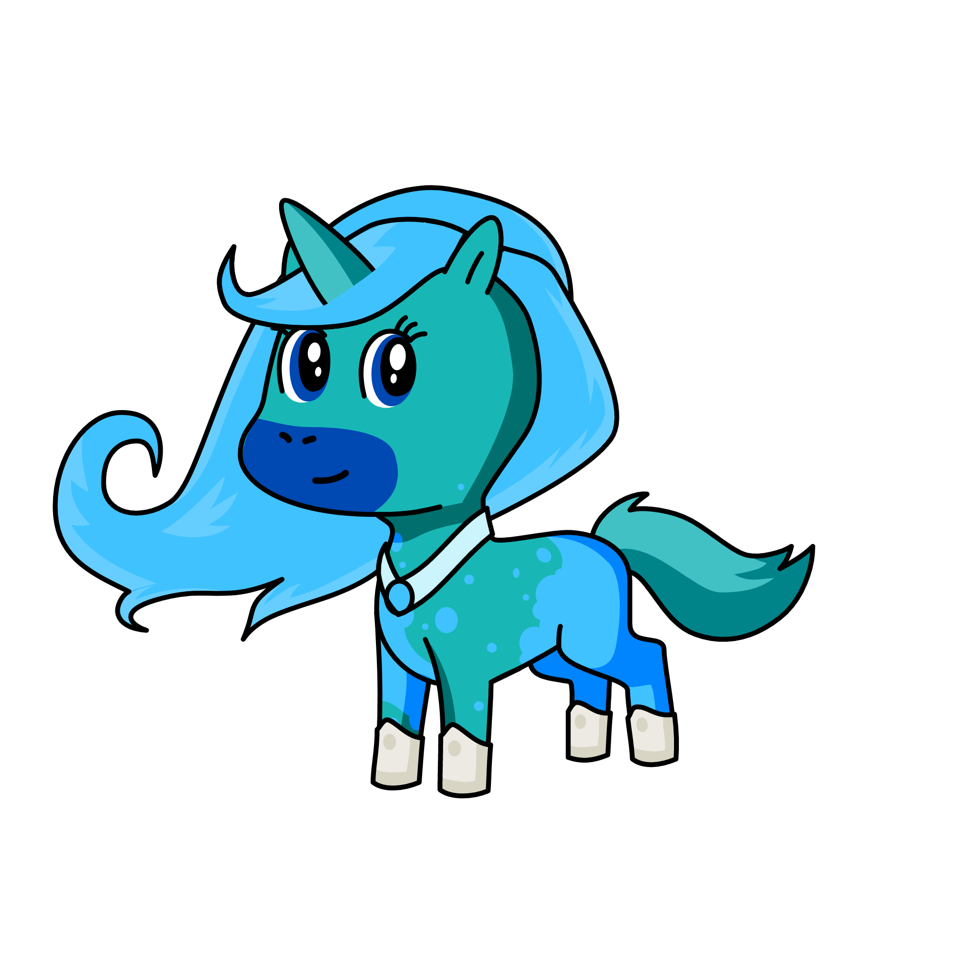 Icy, the unicorn