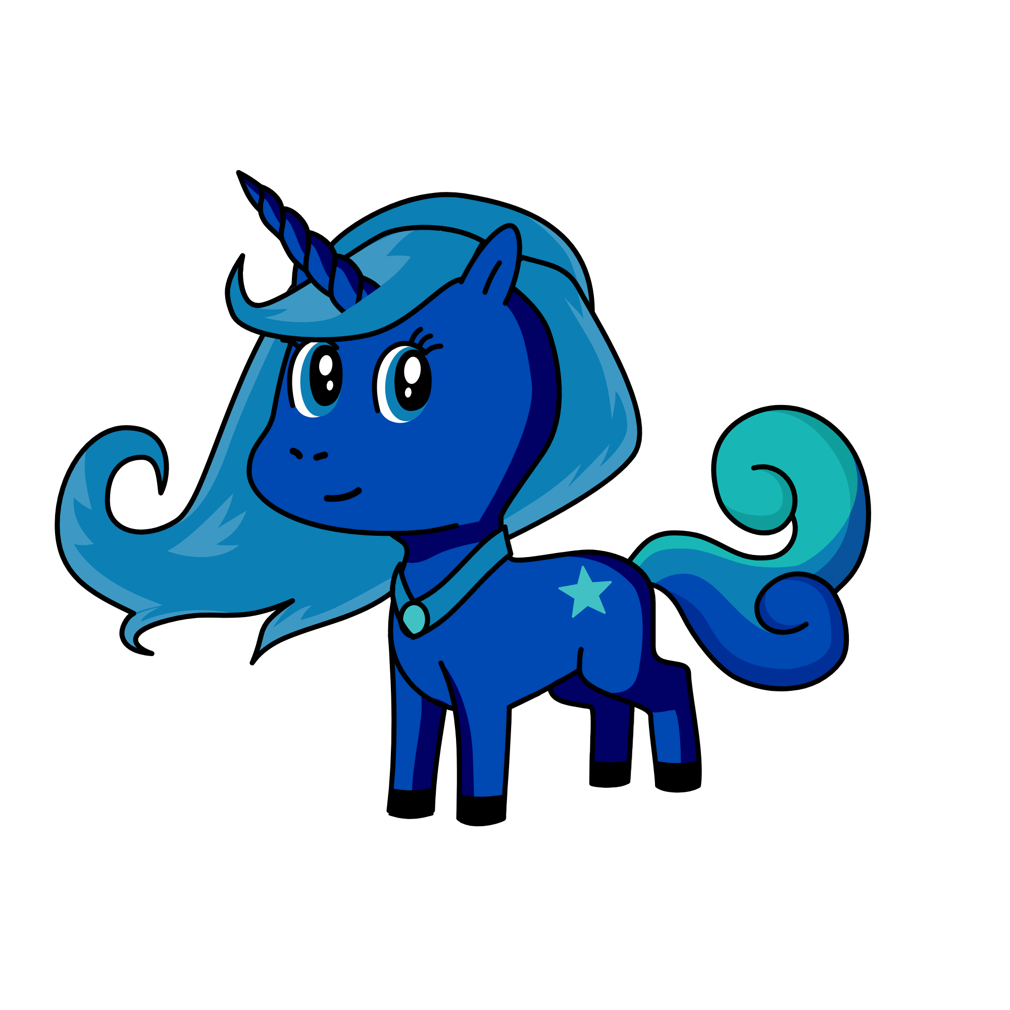 Sky, the unicorn