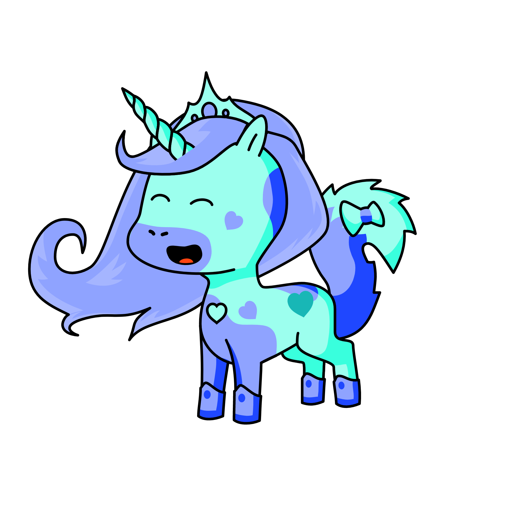 Happy New Year, the unicorn